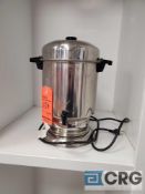 Lot of (3) stainless steel coffee makers