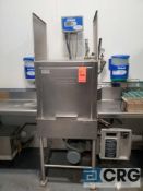 Hobart stainless steel dishwasher with booster heater and grease trap (NO TRAYS)