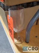 Lot of (180) stemware glasses