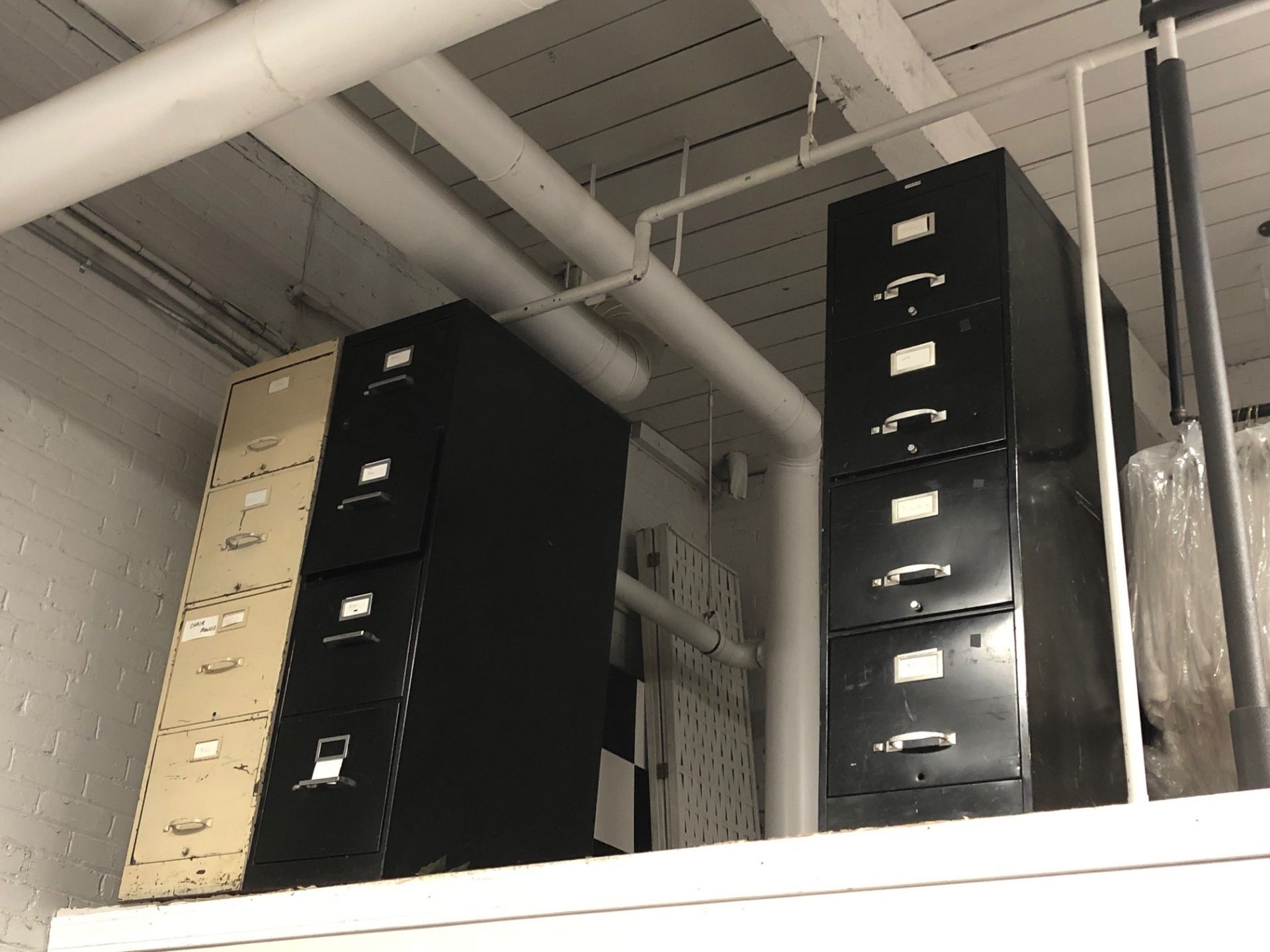 Lot of (3) file cabinets