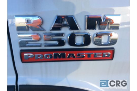 2019 Ram 2500 PROMASTER CARGO VAN 159” WB HIGH ROOF, AT, 3.6 liter V-6 engine, keyless entry, - Image 5 of 14