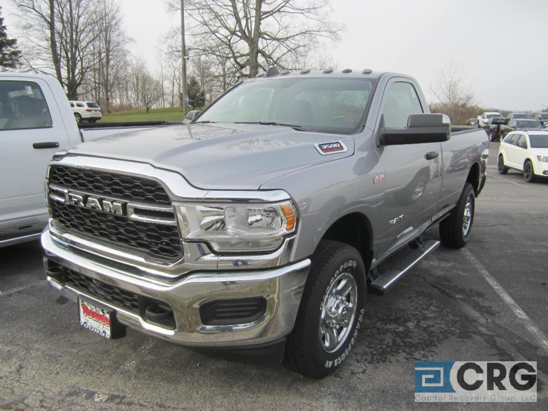 2019 Ram 3500 Tradesman, with Hemi 6.4L power package, 4WD, auto transmission, power windows, locks,