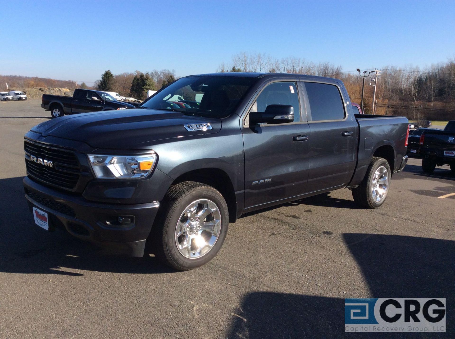 2019 Ram 1500 BIGHORN SPORT CREW CAB 4X4, 4X4, AT, 5.7 liter HEMI V-8 engine, back up camera,