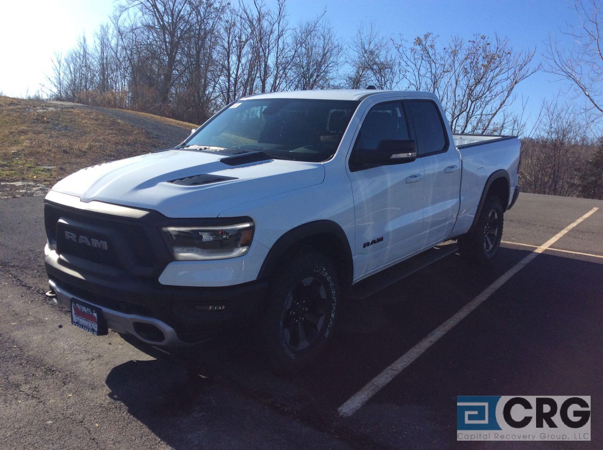 2019 Ram 1500 REBEL QUAD CAB 4X4, AT, 5.7 liter HEMI V-8 engine, back up camera, trailer tow