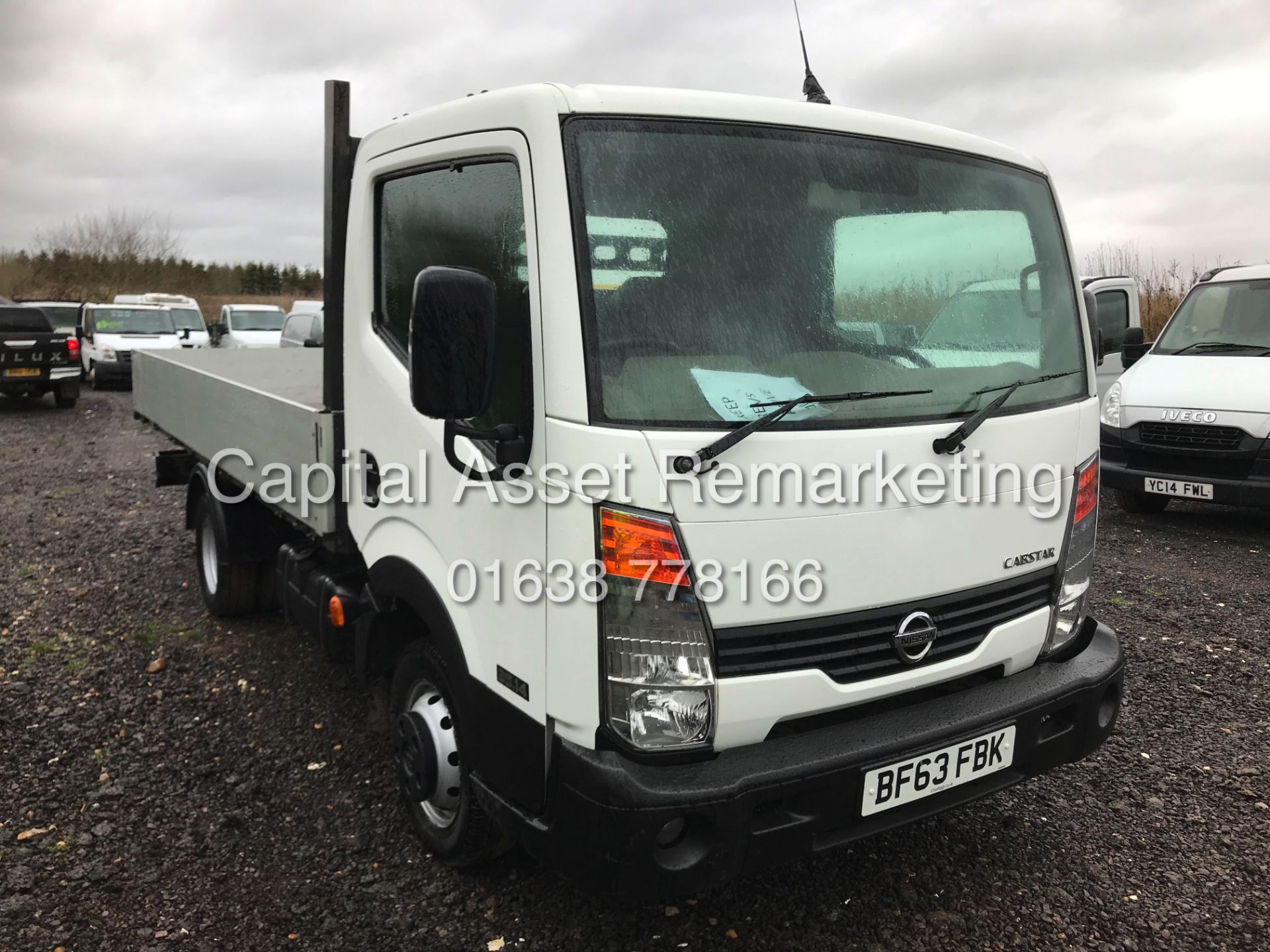 NISSAN CABSTAR 35.14 DCI 2.5 LONG WHEEL BASE DROPSIDE -2014 MODEL -TWIN WHEELER - 14 FOOT DROPSIDE - Image 5 of 16