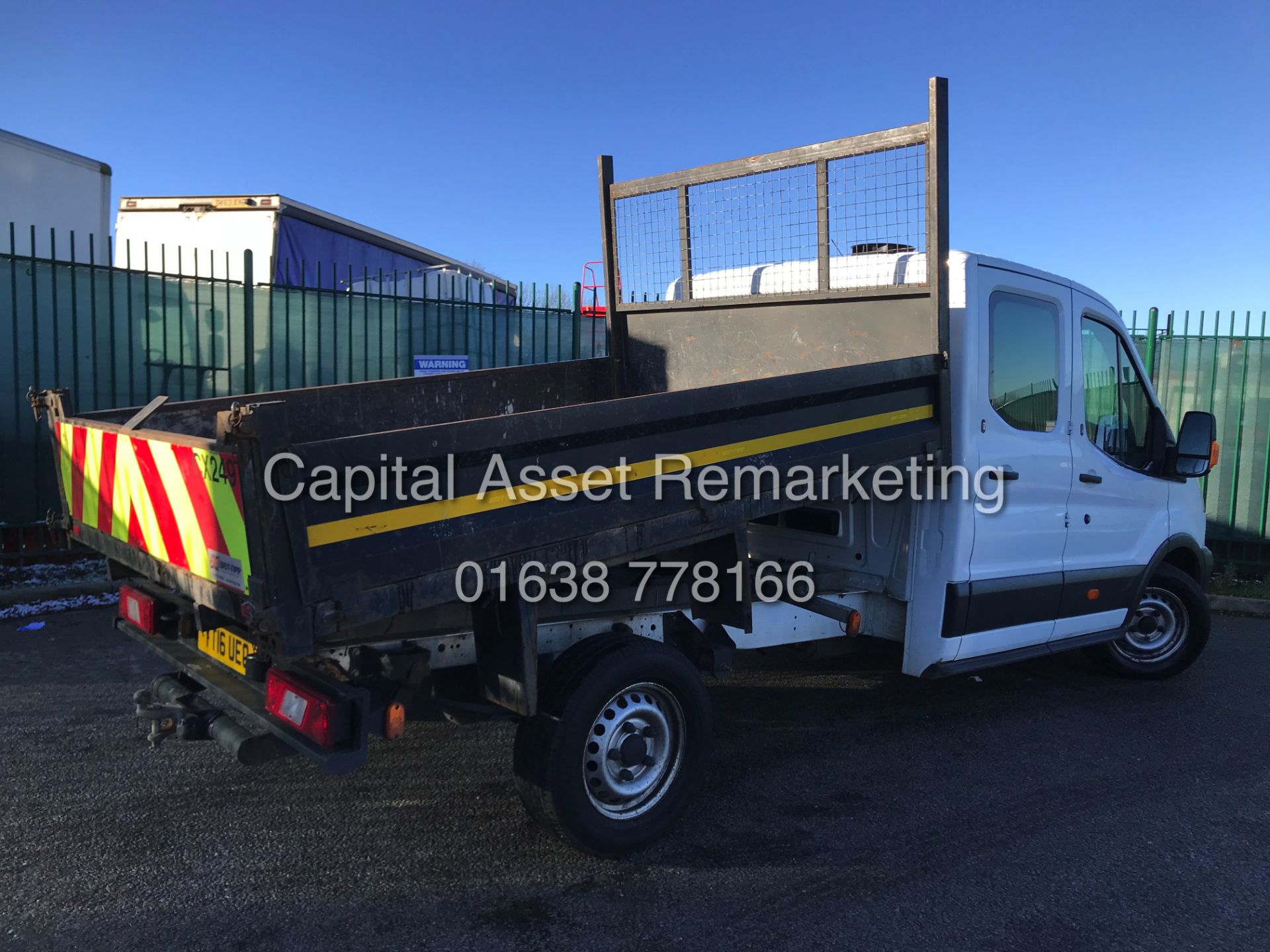 (ON SALE) FORD TRASNIT 2.2TDCI "125BHP - 6 SPEED" T350 D/C "TIPPER" (16 REG) 1 OWNER - LOW MILEAGE - Image 7 of 13