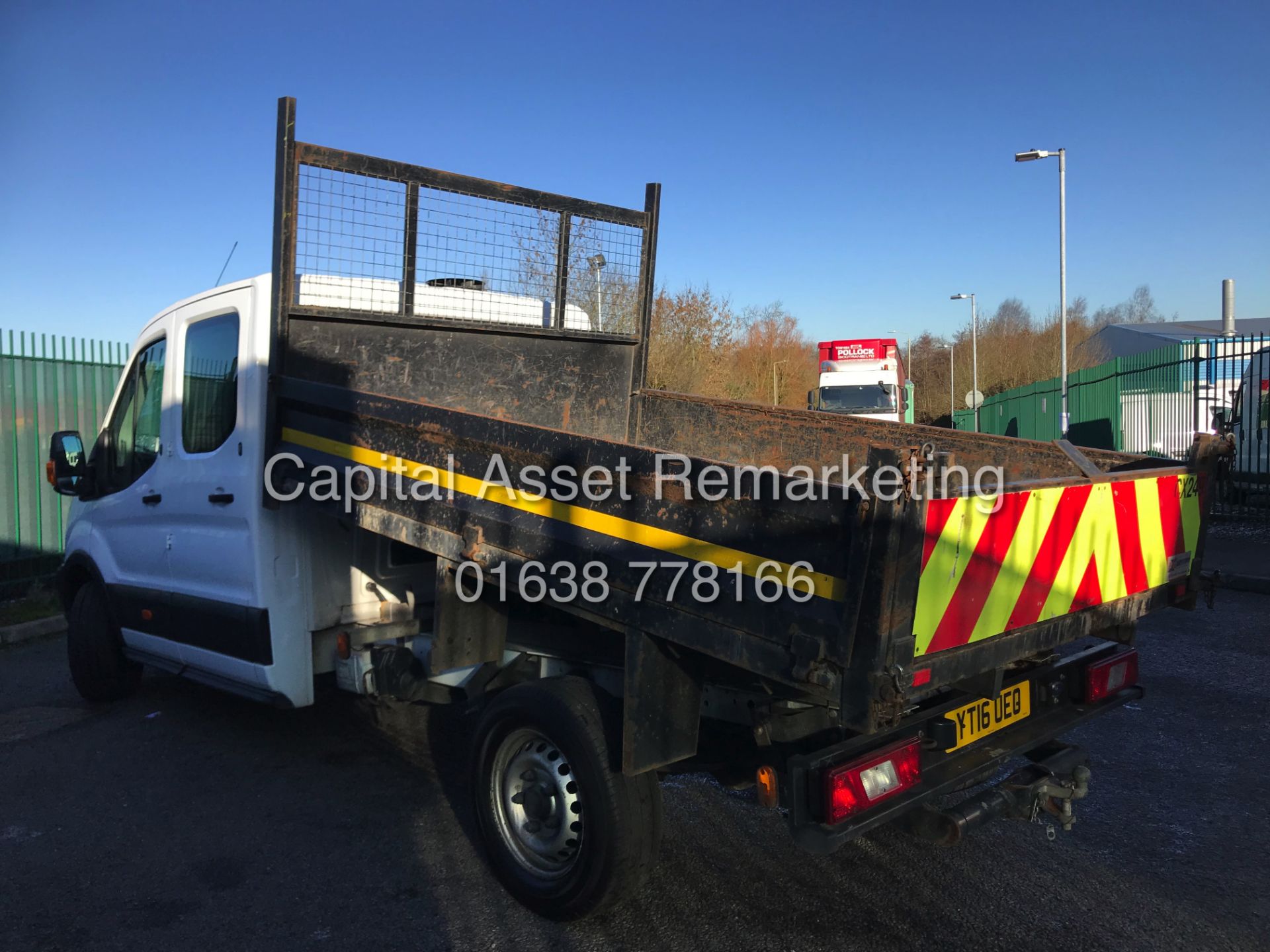 (ON SALE) FORD TRASNIT 2.2TDCI "125BHP - 6 SPEED" T350 D/C "TIPPER" (16 REG) 1 OWNER - LOW MILEAGE - Image 5 of 13