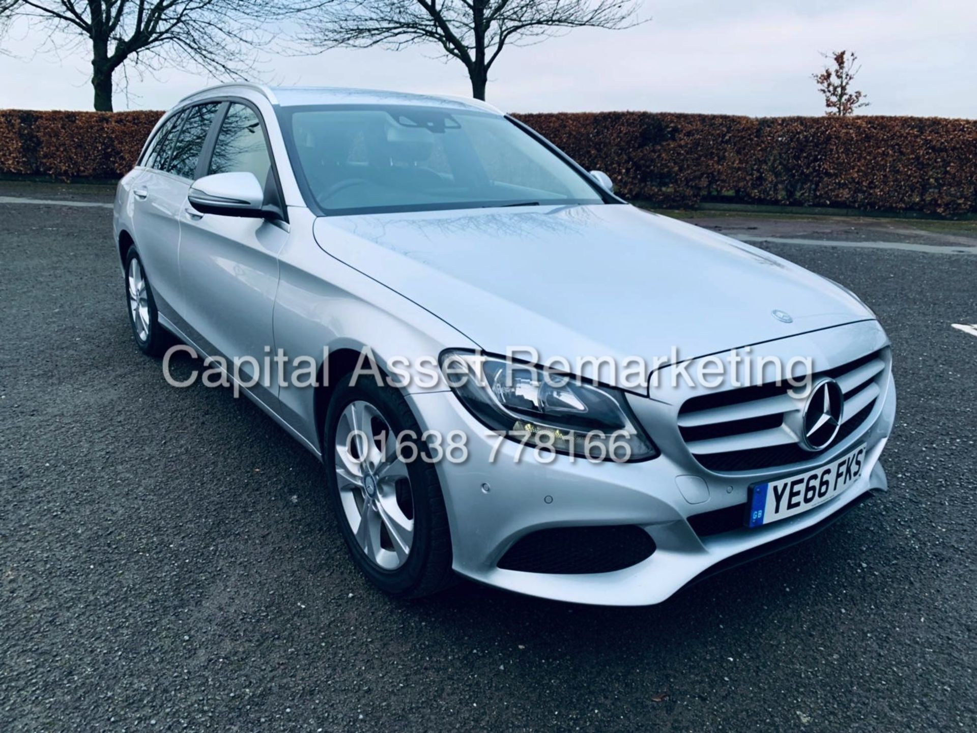 (ON SALE) MERCEDES C220d 7G-TRONIC "EXECUTIVE EDITION" ESTATE (2017 MODEL) SAT NAV -LEATHER -1 OWNER - Image 2 of 25