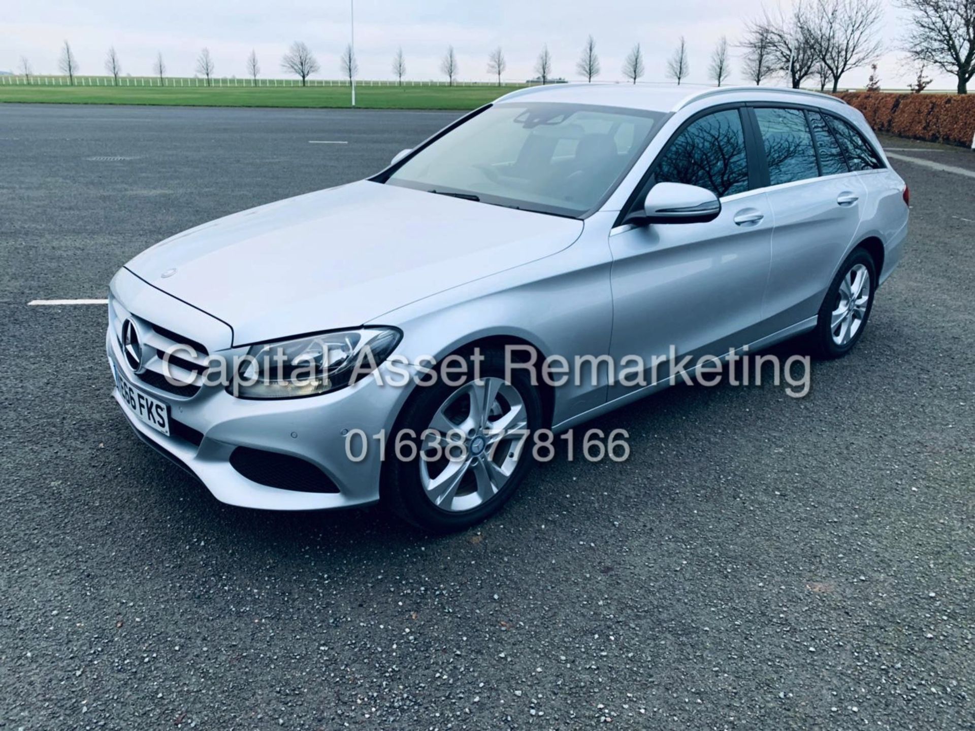 (ON SALE) MERCEDES C220d 7G-TRONIC "EXECUTIVE EDITION" ESTATE (2017 MODEL) SAT NAV -LEATHER -1 OWNER - Image 5 of 25