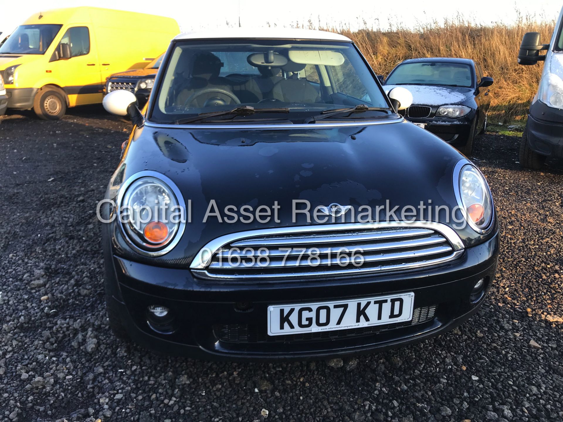 ON SALE MINI COOPER 1.6 PETROL - ONLY 82K MILES - BLACK - AIR CON - SERVICE HISTORY - NO VAT!!! - Image 5 of 15