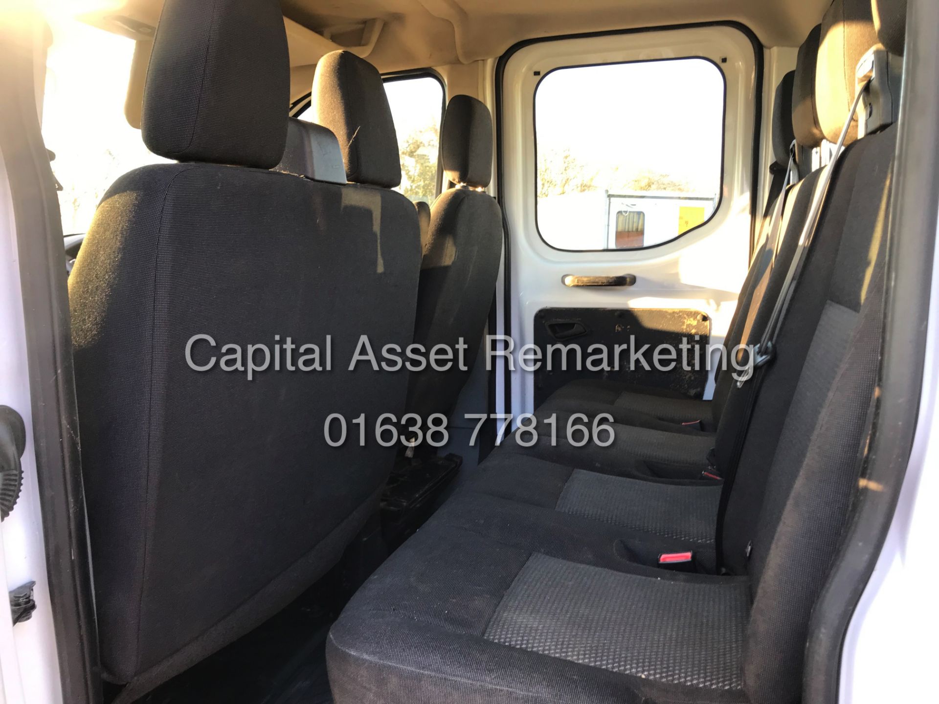 FORD TRANSIT 2.2TDCI T350 "125BHP - 6 SPEED" TIPPER D/C (16 REG) 1 OWNER - Image 16 of 16