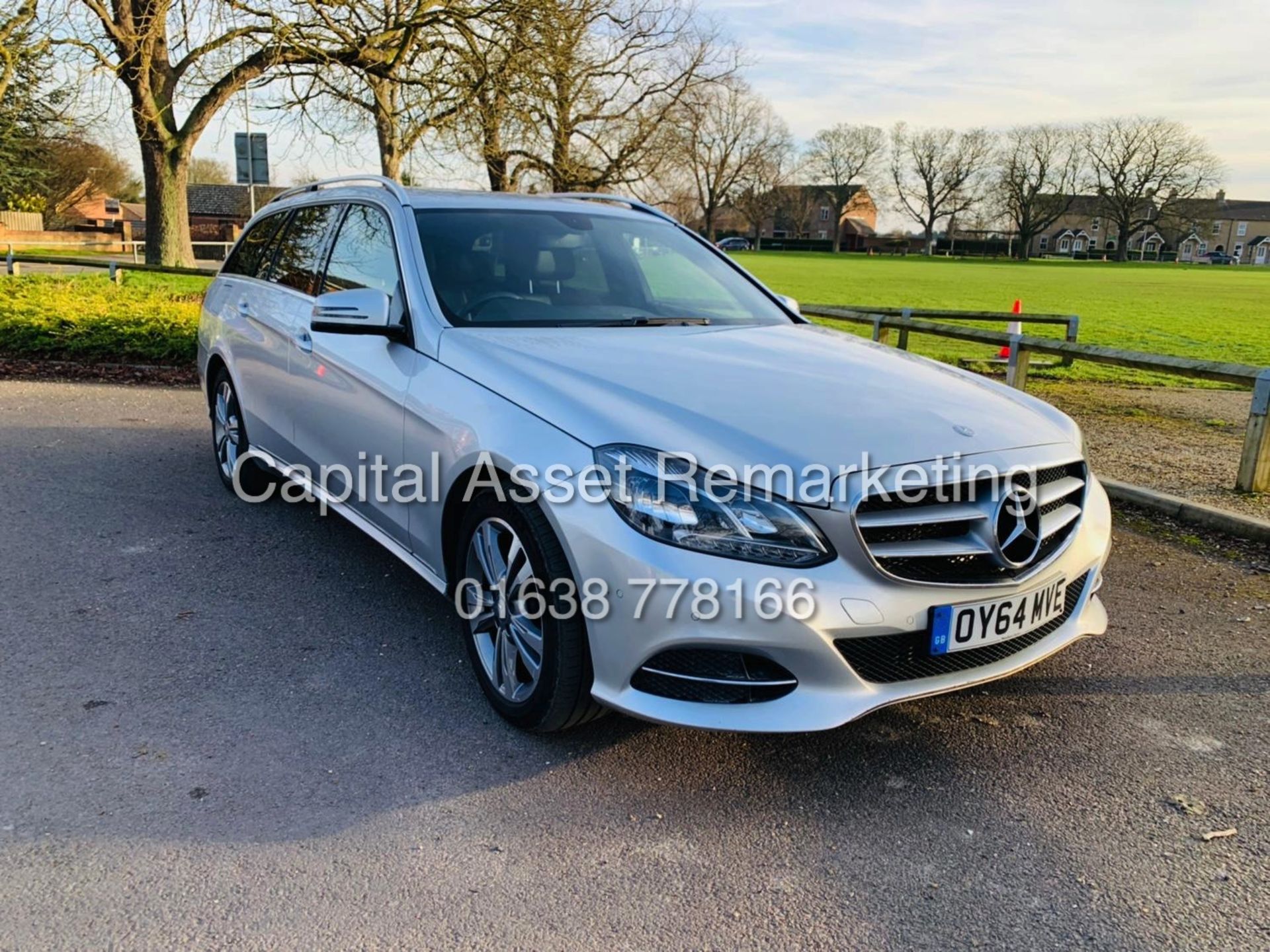 (ON SALE) MERCEDES E300d "HYBRID - SPECIAL EQUIPMENT" ESTATE (2015 MODEL) 1 OWNER - SAT NAV -LEATHER - Image 3 of 31