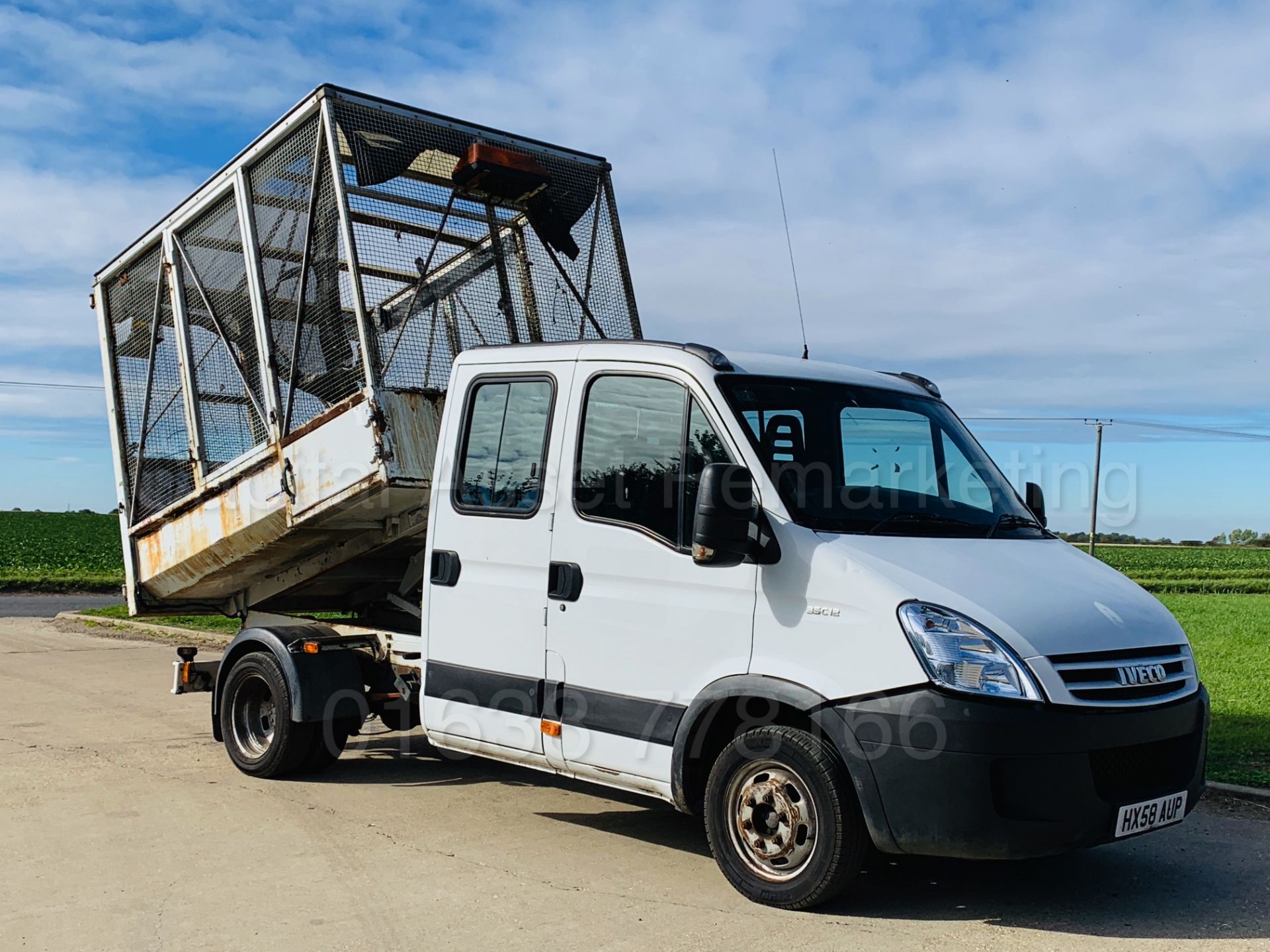 IVECO DAILY 35C12 *D/CAB - TIPPER* (2009 MODEL) '2.3 DIESEL - 115 BHP - 5 SPEED' *LOW MILES*