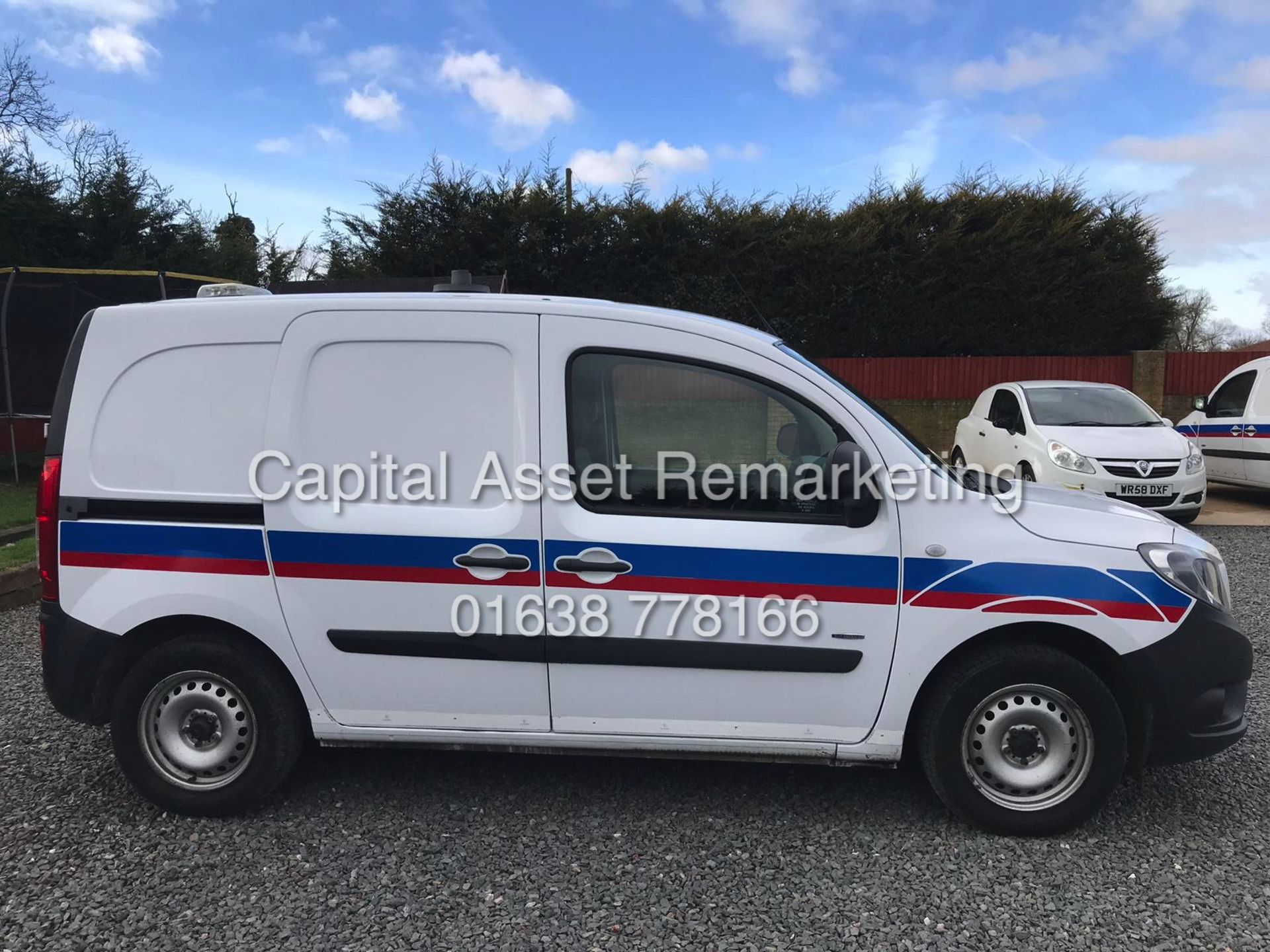 MERCEDES CITAN 109CDI 'BLUEEFFICIENCY" LWB (14 REG) 1 OWNER - ELEC PACK - TWIN SIDE DOORS - Image 3 of 10