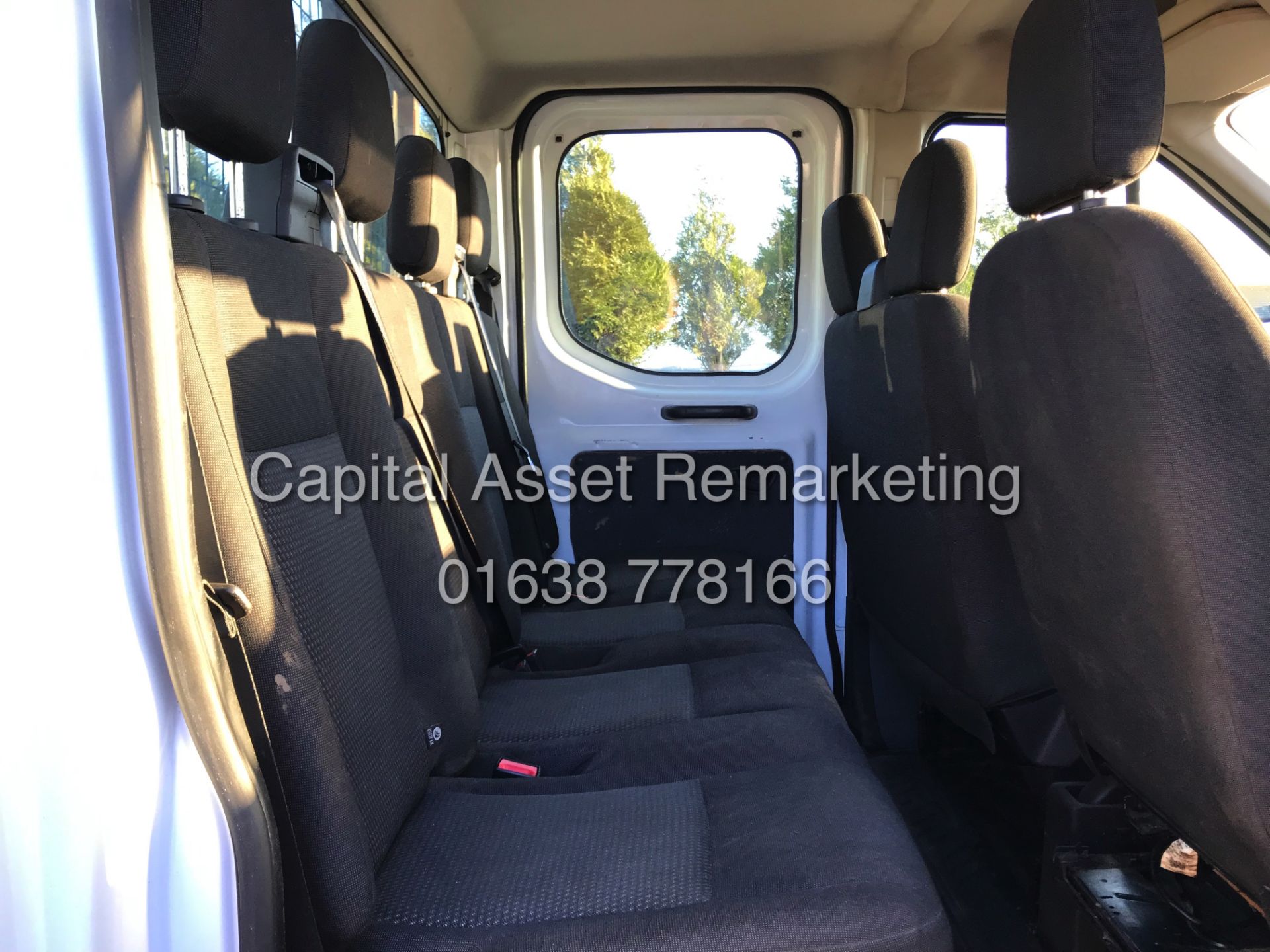 FORD TRANSIT 2.2TDCI T350 "125PSI* TIPPER (16 REG-NEW SHAPE) 1 OWNER -DOUBLE CAB / 4 DOOR / 7 SEATER - Image 15 of 16