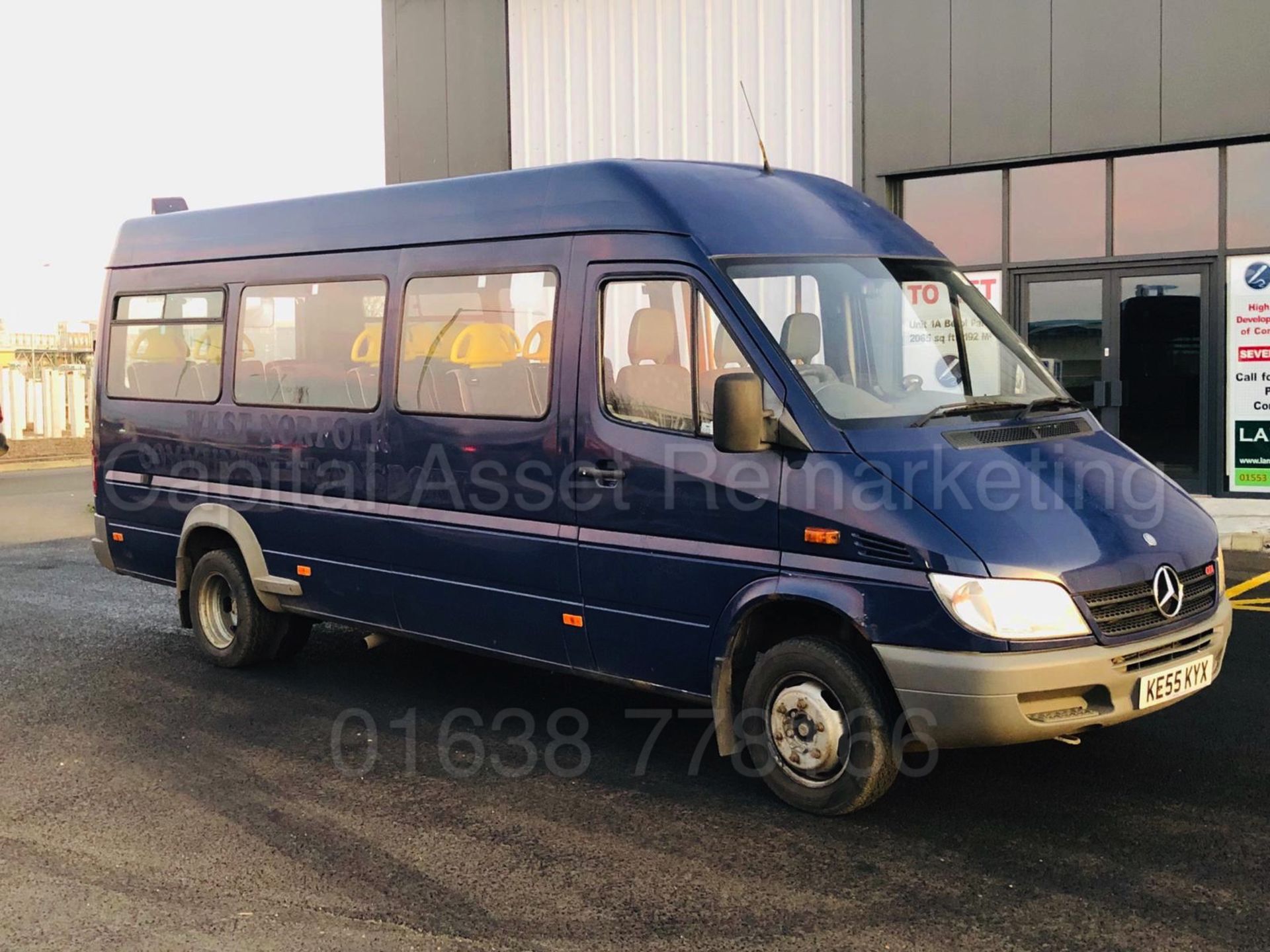 MERCEDES SPRINTER 411 CDI *LWB - 16 SEATER MINI-BUS* (2006) 'QUICK RELEASE SEATS - WHEEL CHAIR LIFT*