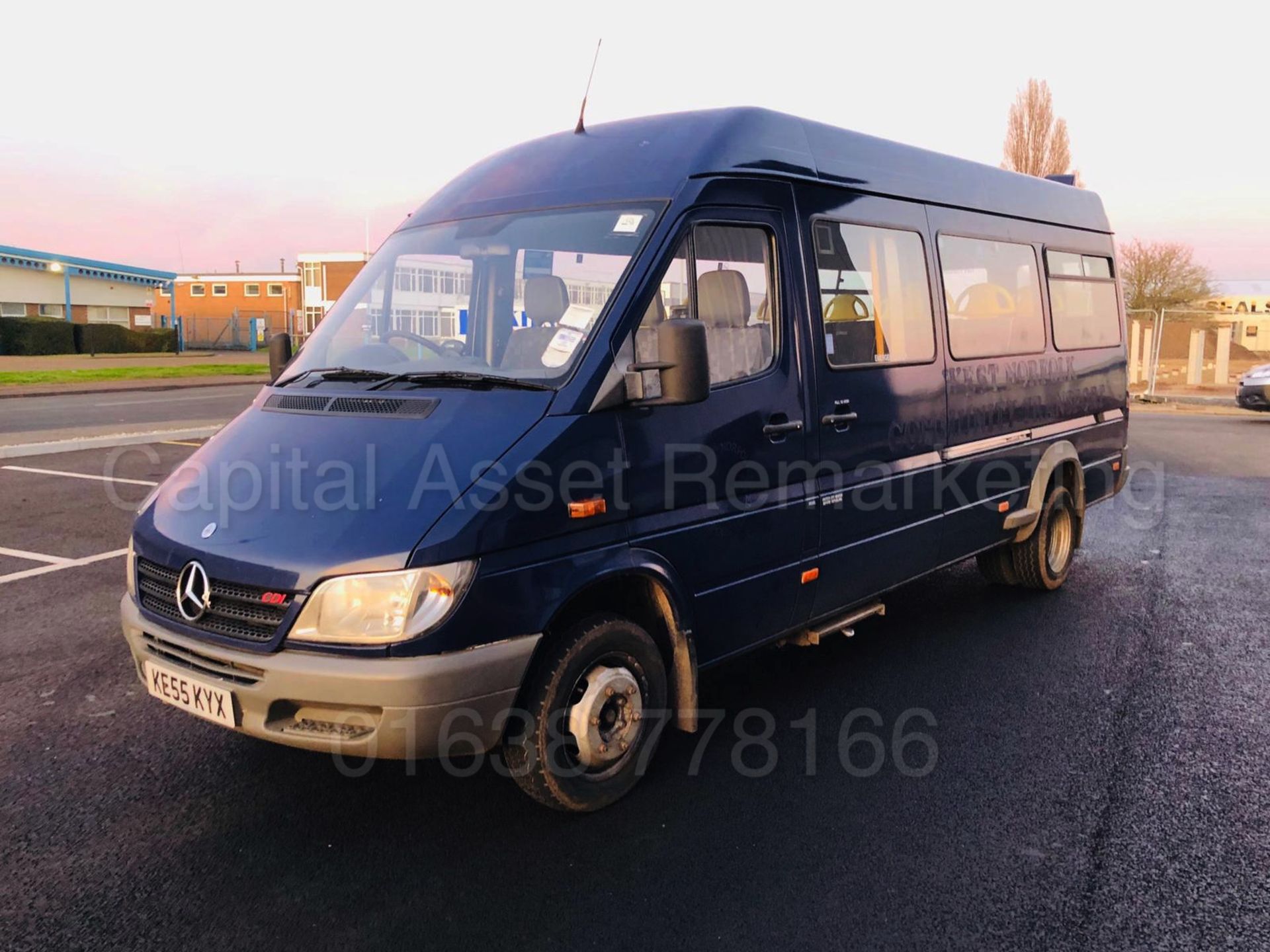 MERCEDES SPRINTER 411 CDI *LWB - 16 SEATER MINI-BUS* (2006) 'QUICK RELEASE SEATS - WHEEL CHAIR LIFT* - Image 3 of 24