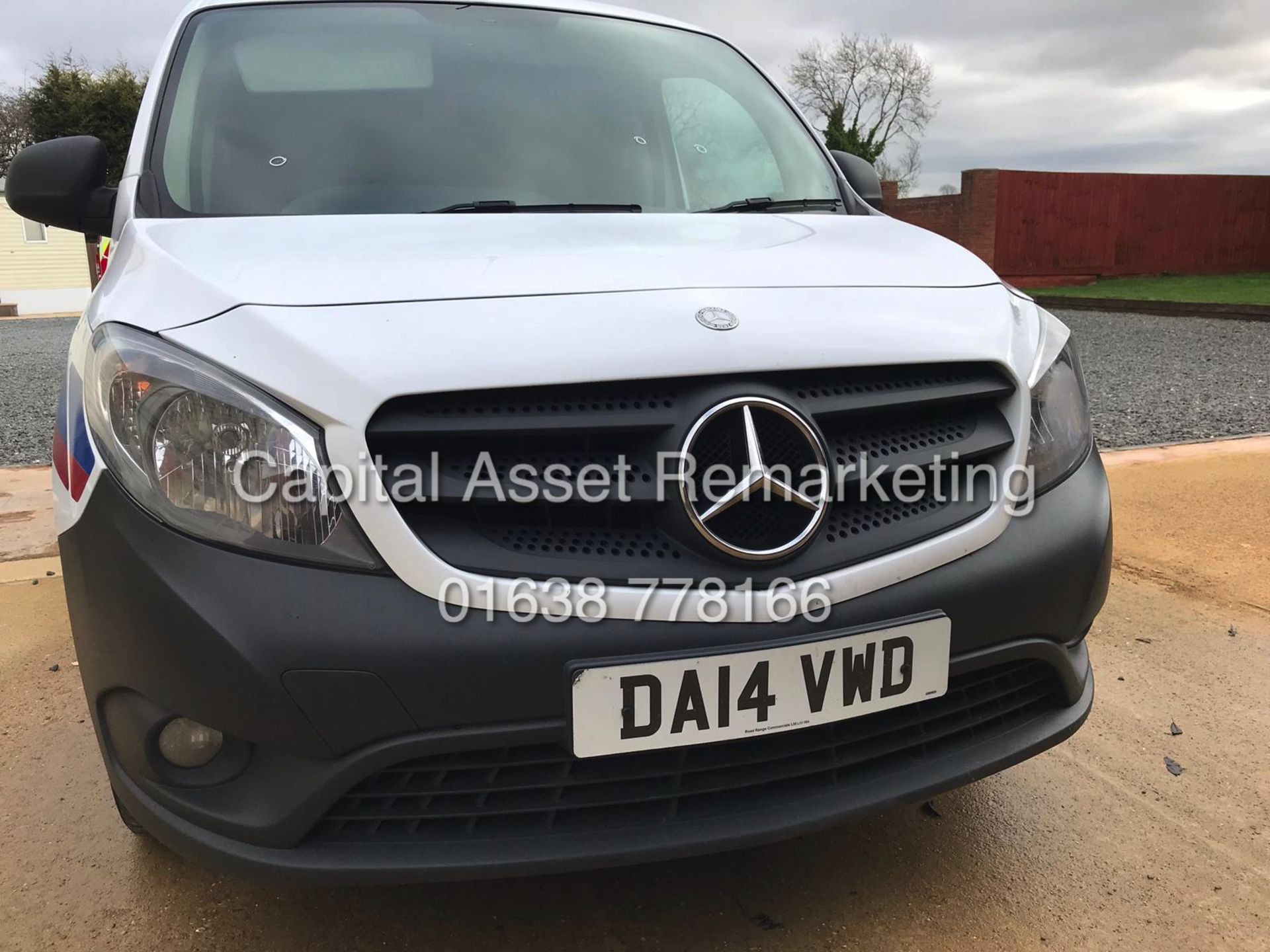 (ON SALE) MERCEDES CITAN 109CDI "BLUEEFFICIENCY" LWB (14 REG) 1 OWNER - ELEC PACK - TWIN SIDE DOORS - Bild 2 aus 11