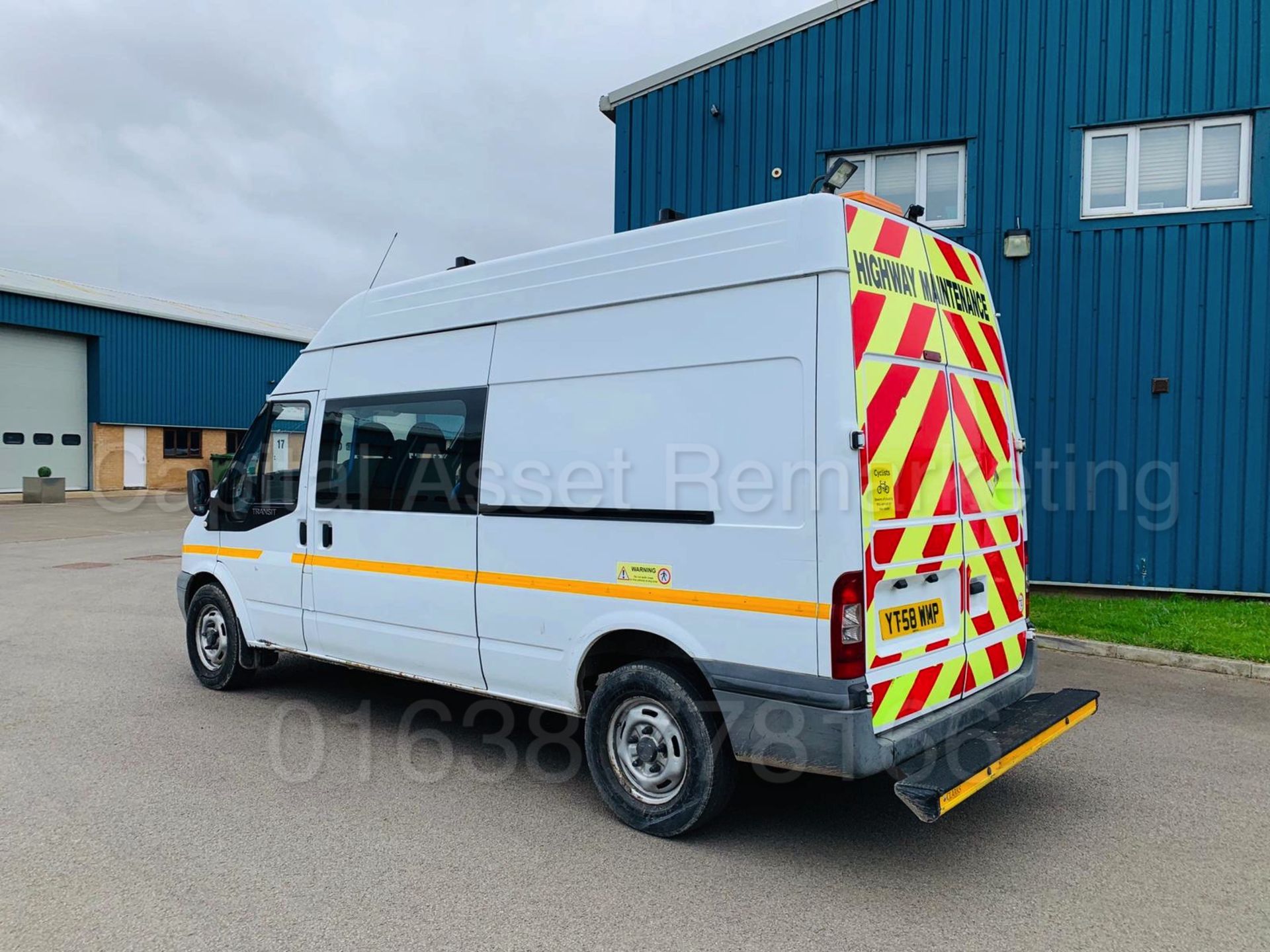 (On Sale) FORD TRANSIT T350L *MESSING UNIT/CREW VAN* (58 REG) '2.4 TDCI-6 SPEED' *ON-BOARD TOILET* - Image 6 of 25