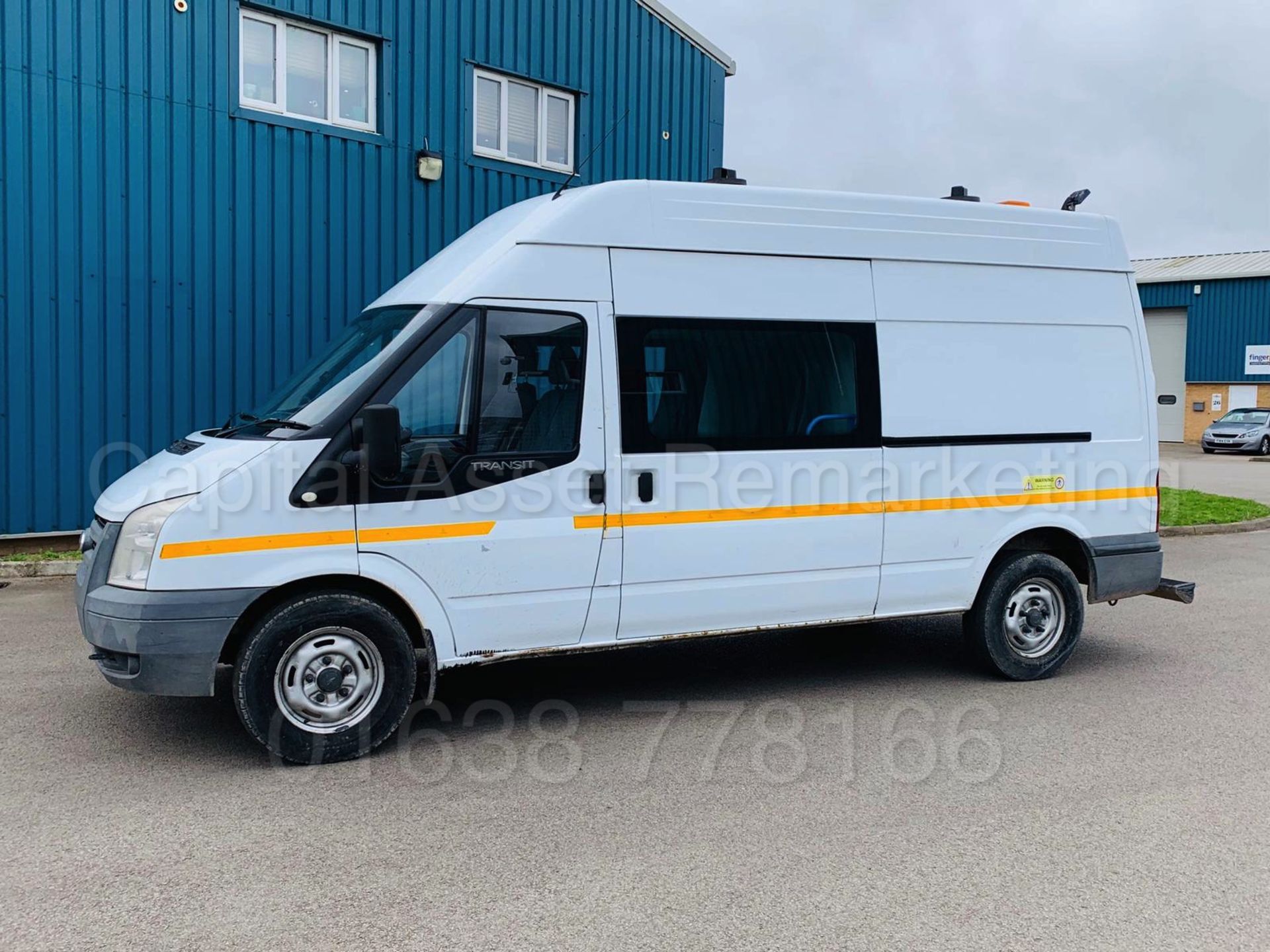 (On Sale) FORD TRANSIT T350L *MESSING UNIT/CREW VAN* (58 REG) '2.4 TDCI-6 SPEED' *ON-BOARD TOILET*