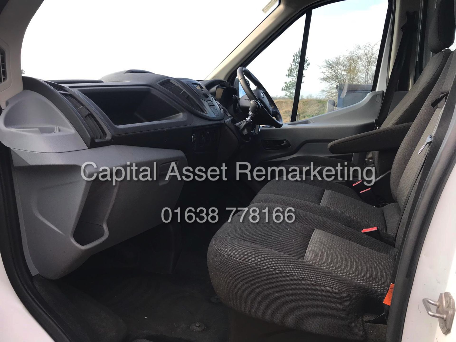(ON SALE) FORD TRANSIT T350 DOUBLE CAB TIPPER "125"PSI - 16 REG - ONLY 75K MILES - 1 OWNER - LOOK!!! - Image 8 of 10
