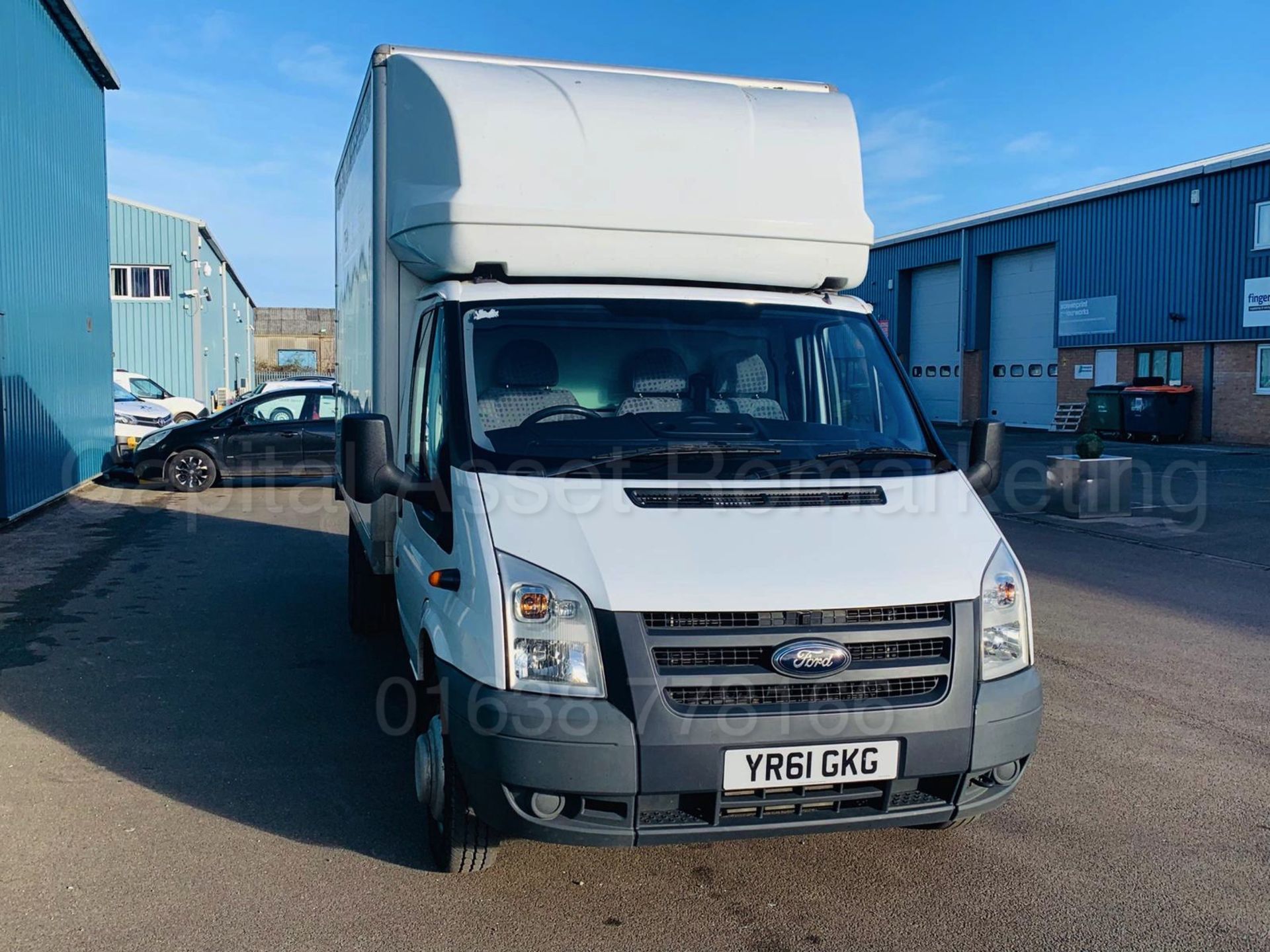 (On Sale) FORD TRANSIT T350L *LWB -LUTON/BOX VAN* (61 REG) '2.4 TDCI - 6 SPEED' *TAIL-LIFT* (NO VAT) - Image 2 of 27