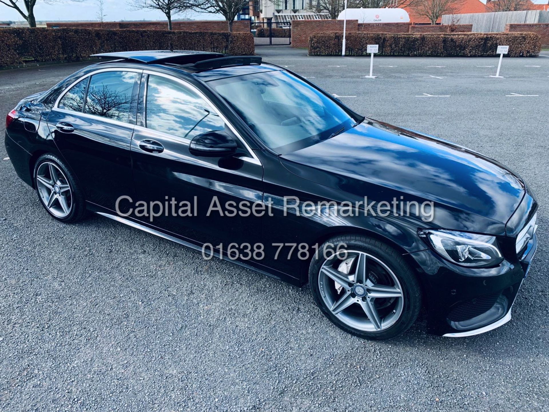 On Sale MERCEDES C220d "AMG LINE - PREMIUM" 7G AUTO (16 REG) SAT NAV - PAN ROOF - LEATHER -HUGE SPEC