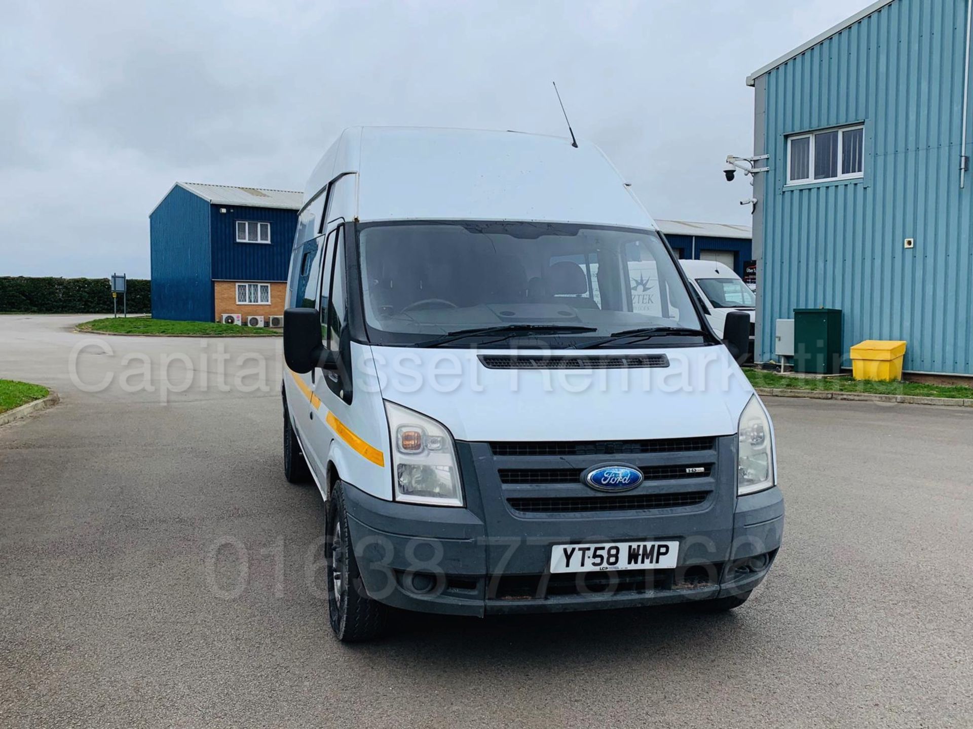 (On Sale) FORD TRANSIT T350L *MESSING UNIT/CREW VAN* (58 REG) '2.4 TDCI-6 SPEED' *ON-BOARD TOILET* - Image 12 of 25