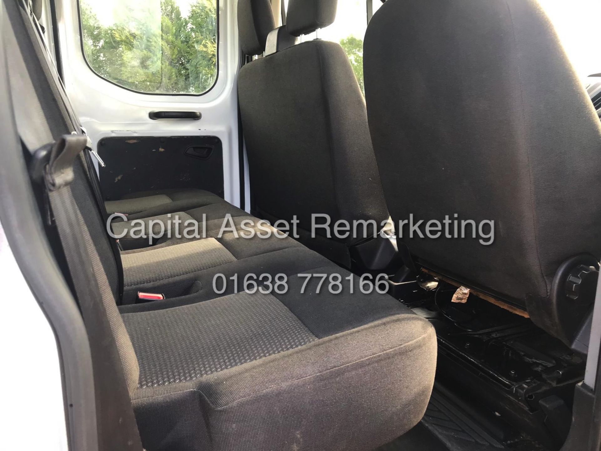 (ON SALE) FORD TRANSIT T350 DOUBLE CAB TIPPER "125"PSI - 16 REG - ONLY 75K MILES - 1 OWNER - LOOK!!! - Image 7 of 10