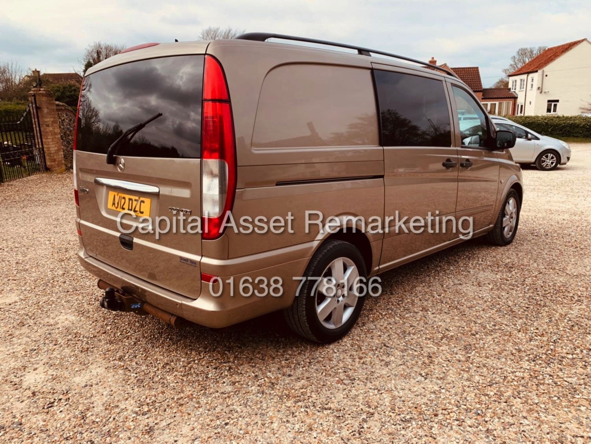 MERCEDES VITO 122CDI "SPORT-X SPEC" AUTOMATIC (12 REG) 224BHP - FULL 2-TONE LEATHER AIR CON *LOOK* - Bild 6 aus 24