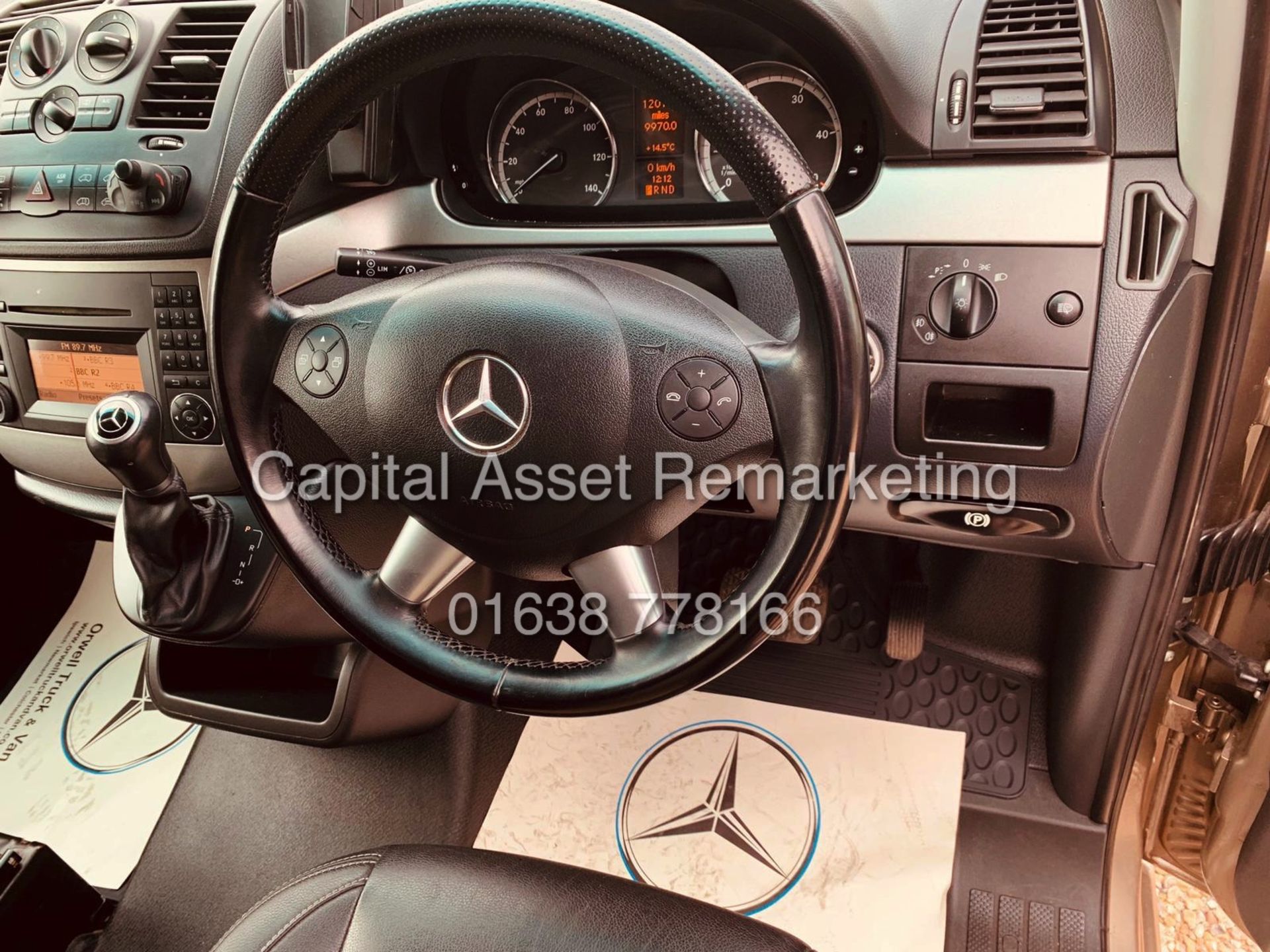 MERCEDES VITO 122CDI "SPORT-X SPEC" AUTOMATIC (12 REG) 224BHP - FULL 2-TONE LEATHER AIR CON *LOOK* - Bild 11 aus 24