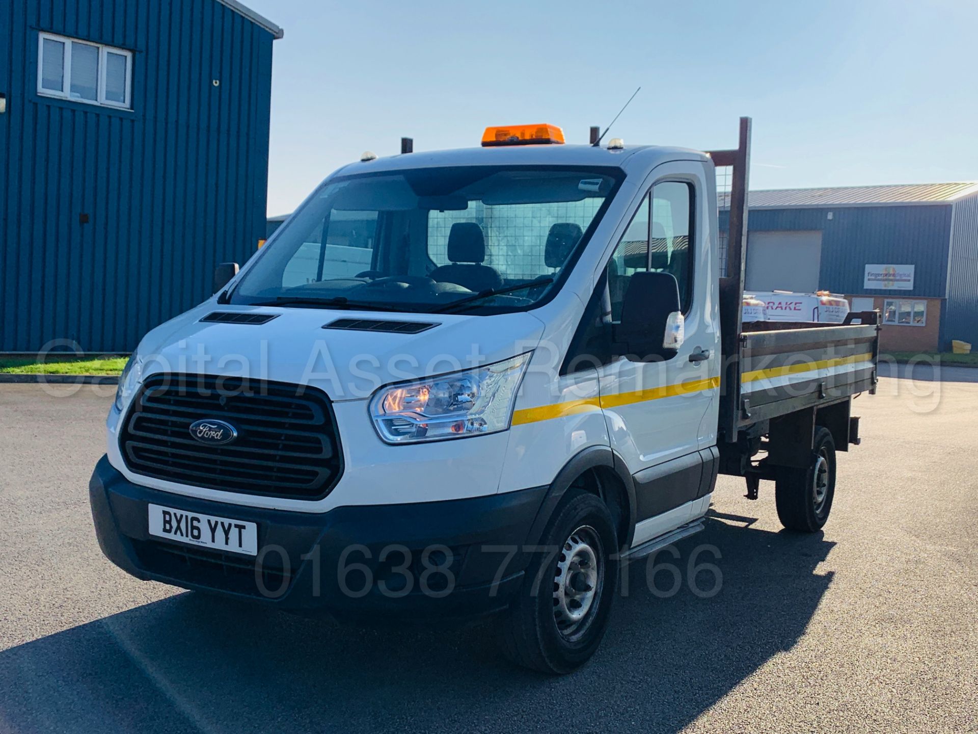 FORD TRANSIT 125 T350 *SINGLE CAB - TIPPER* (2016) '2.2 TDCI - 125 BHP - 6 SPEED' **3500 KG** - Image 8 of 46