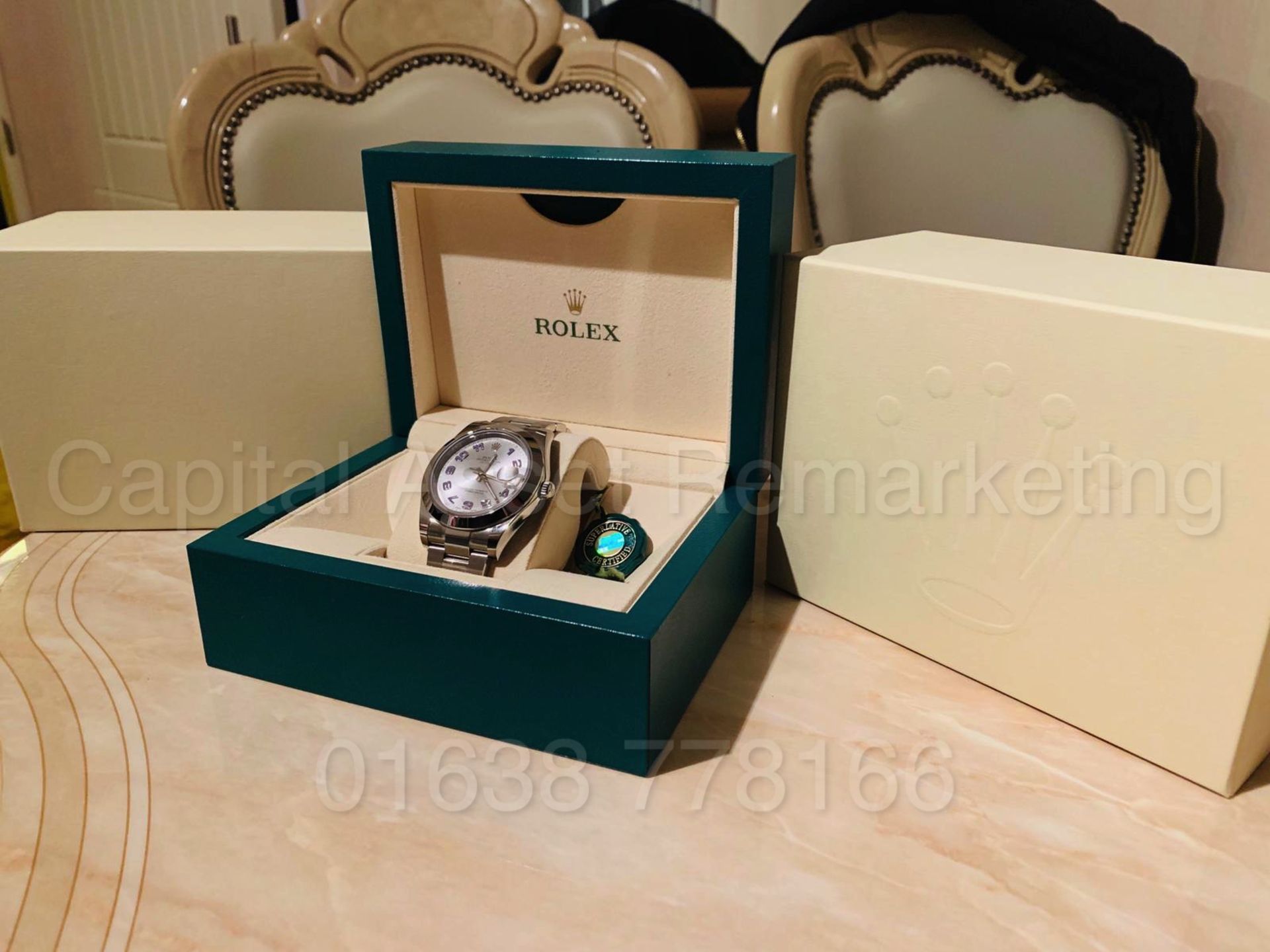 ROLEX OYSTER PERPETUAL *41MM DATEJUST* (BRAND NEW / UN-WORN) *GENUINE* (ALL PAPERWORK & BOX PRESENT) - Image 8 of 10