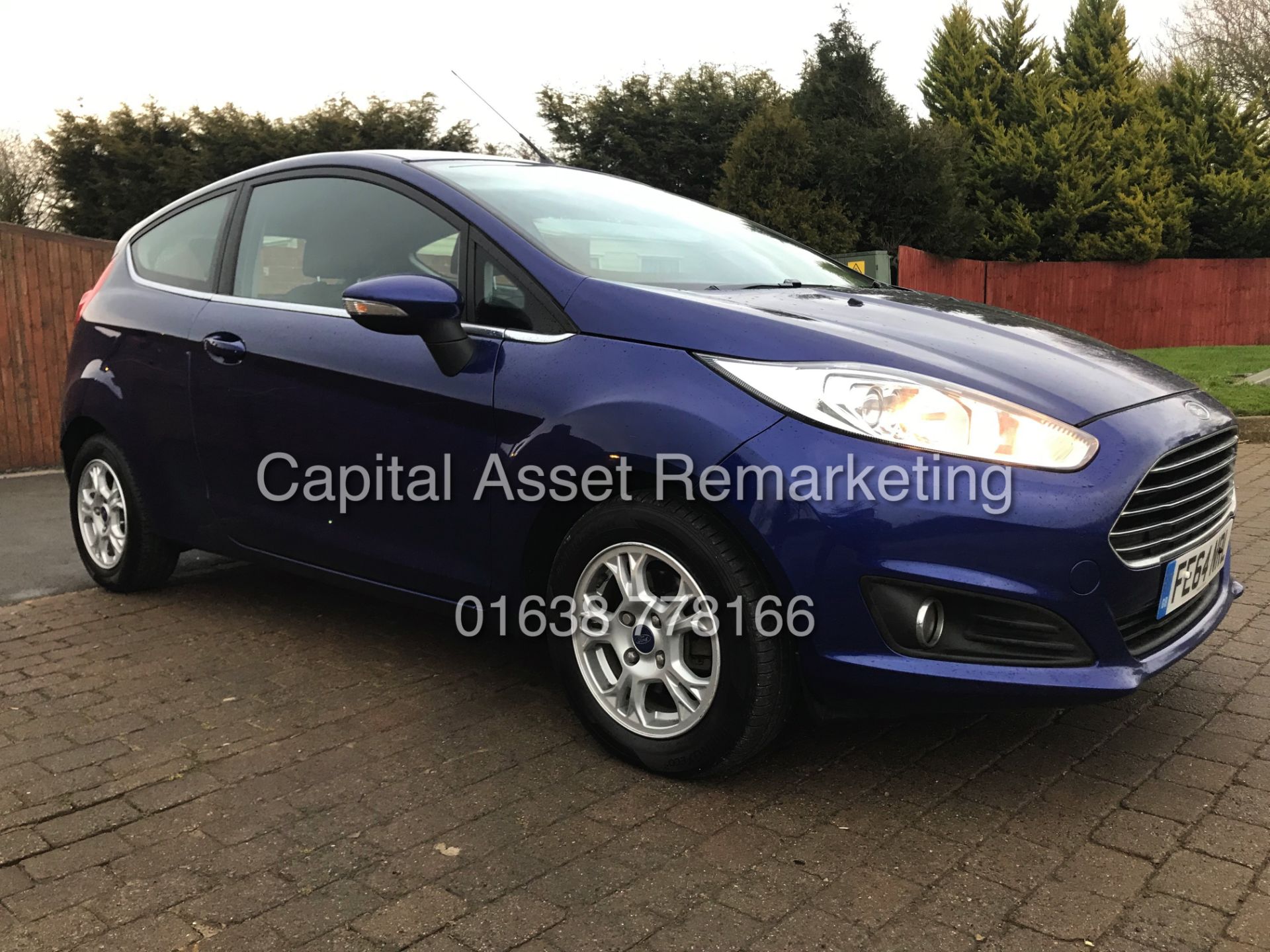 ON SALE FORD FIESTA 1.6TDCI "ZETEC ECONETIC" 1 OWNER FSH (2015 MODEL) ZERO £ ROAD TAX - AIR CON - Image 3 of 27