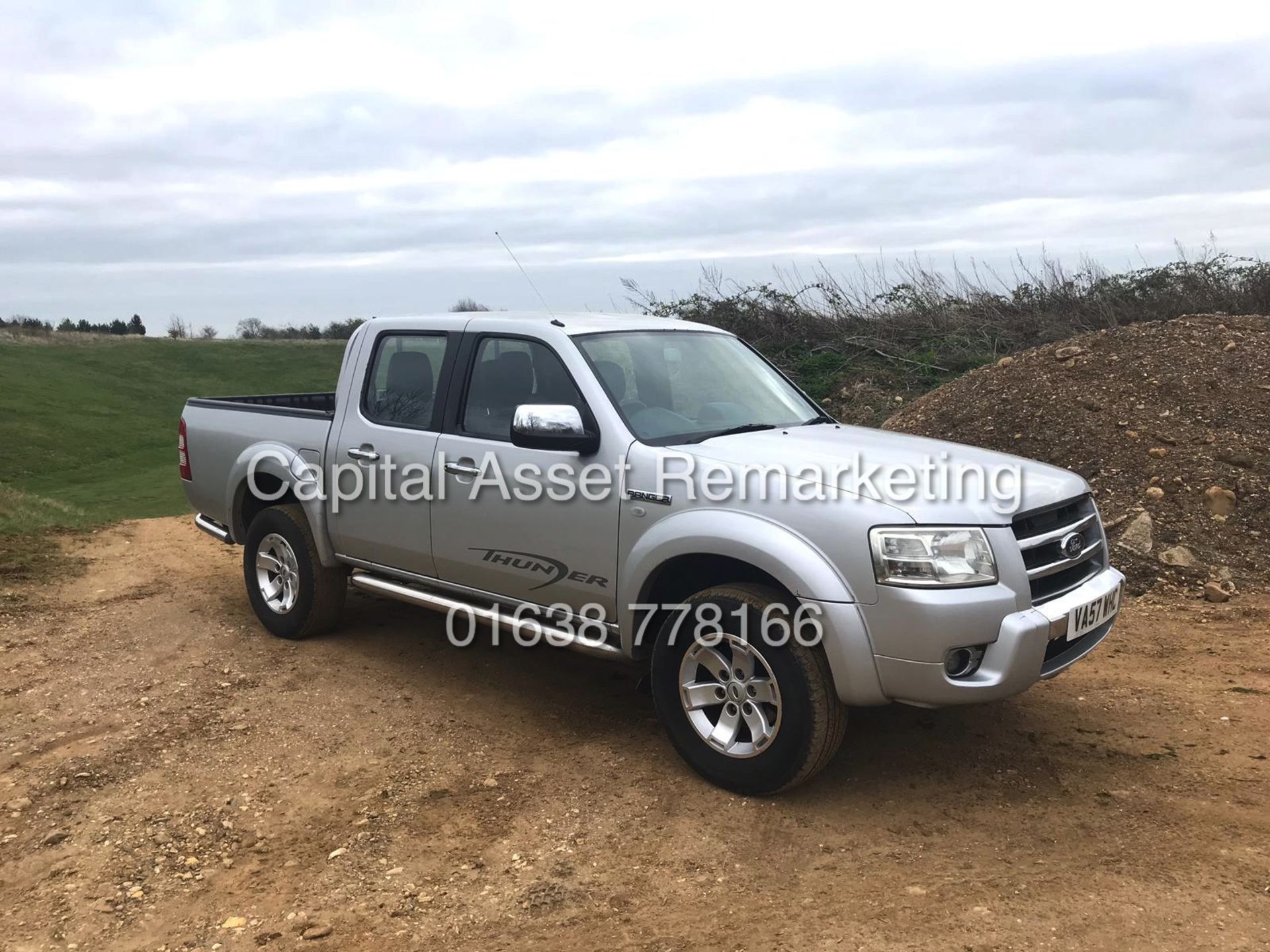 FORD RANGER 2.5TDCI "THUNDER / 143BHP" 4 DR / DOUBLE CAB (2008 MODEL) LEATHER - AIR CON - ELEC PACK