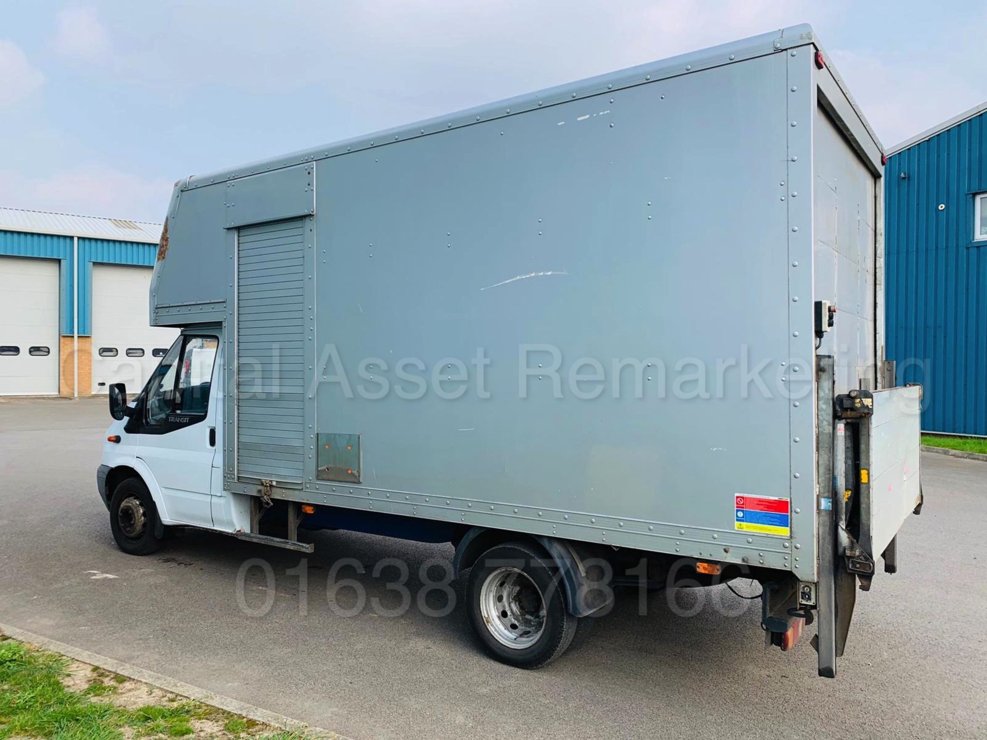 FORD TRANSIT T350L RWD *LWB - LUTON / BOX VAN* (2007) '2.4 TDCI - 6 SPEED' **TAIL-LIFT** (NO VAT) - Image 5 of 23