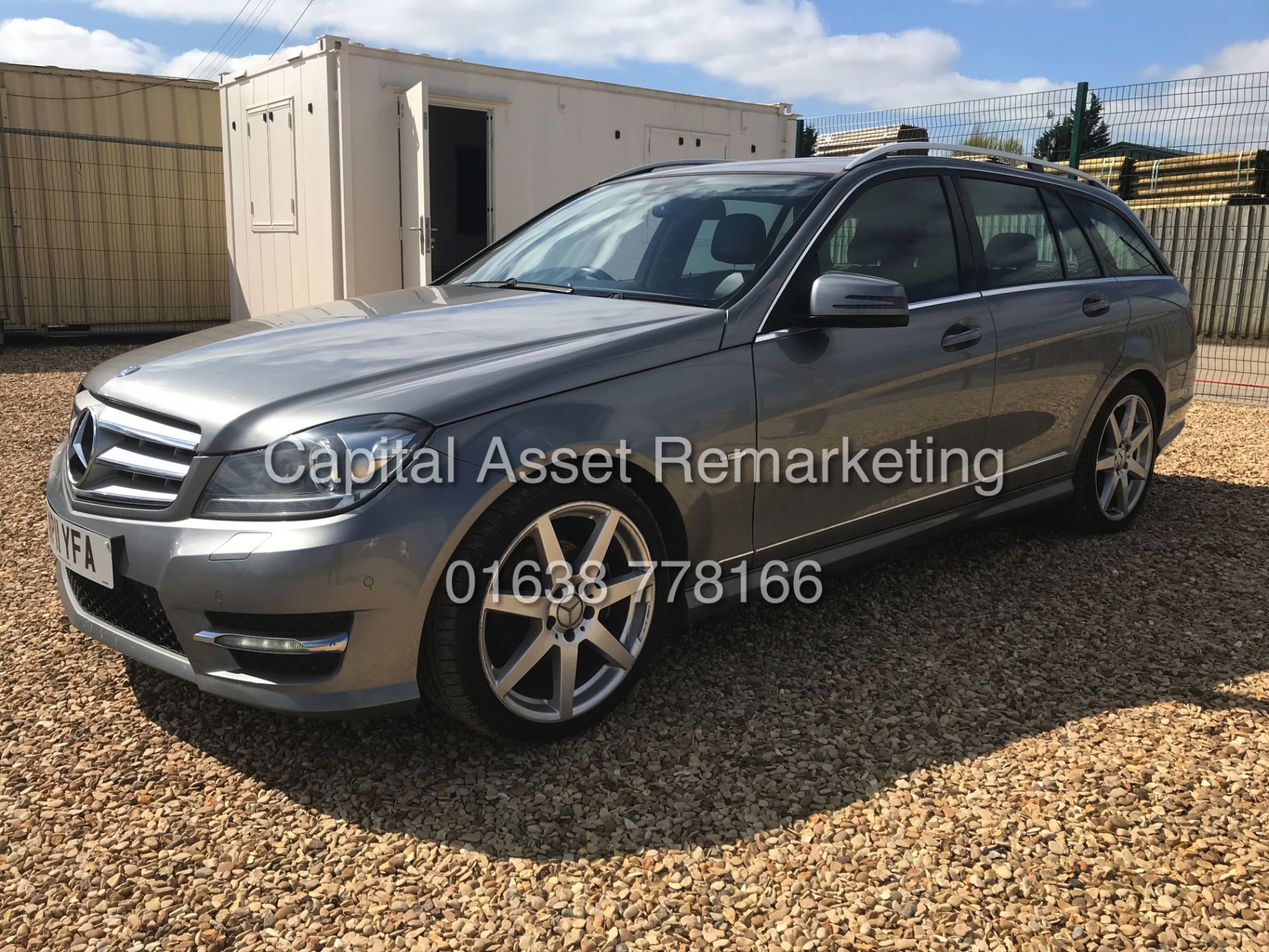 ON SALE MERCEDES C220d "AMG SPORT" 7G AUTO ESTATE (11 REG) SAT NAV - LEATHER - CLIMATE - AIR CON - Bild 4 aus 29