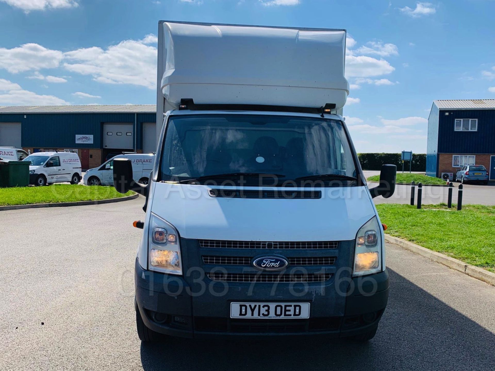 FORD TRANSIT 125 T350L RWD *LWB - LUTON / BOX VAN* (2013) '2.2 TDCI - 125 BHP - 6 SPEED' *TAIL-LIFT* - Image 2 of 26