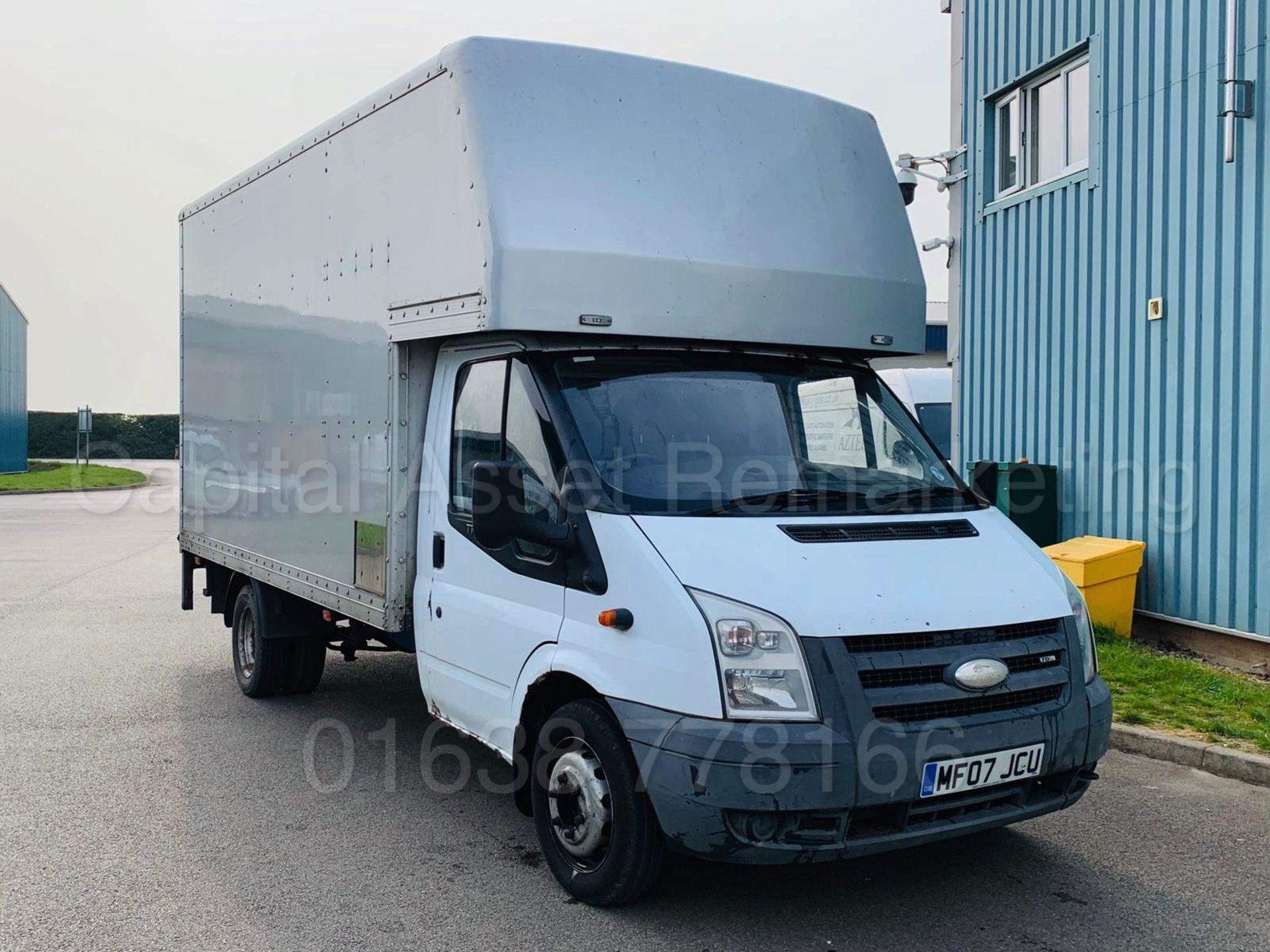 FORD TRANSIT T350L RWD *LWB - LUTON / BOX VAN* (2007) '2.4 TDCI - 6 SPEED' **TAIL-LIFT** (NO VAT) - Bild 2 aus 23