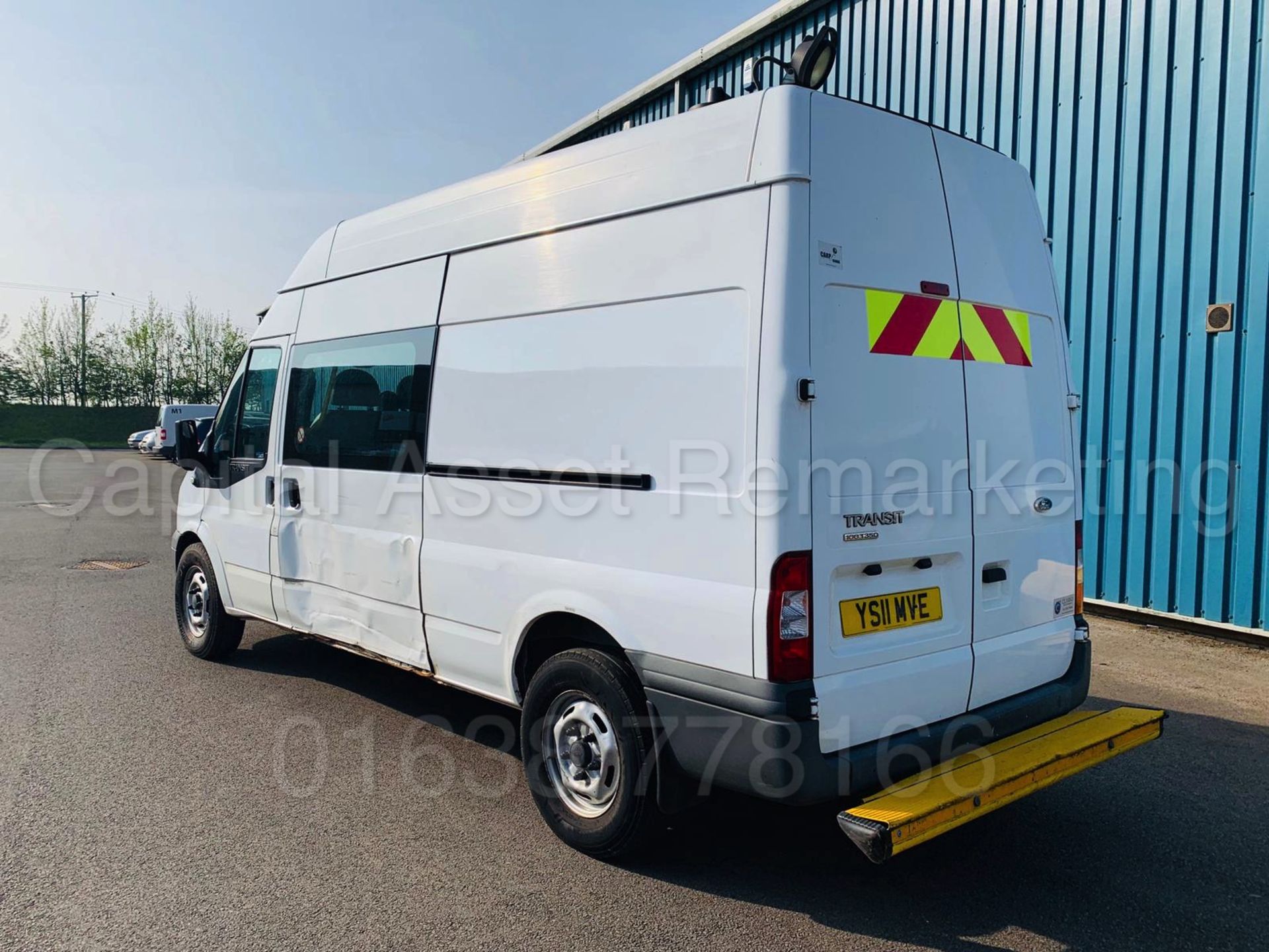 FORD TRANSIT T350L RWD *LWB HI-ROOF - MESSING UNIT / CREW VAN* (2011) '2.4 TDCI - 110 BHP - 6 SPEED' - Image 6 of 26