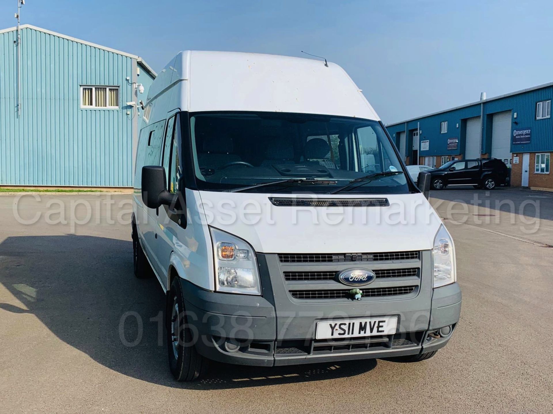 FORD TRANSIT T350L RWD *LWB HI-ROOF - MESSING UNIT / CREW VAN* (2011) '2.4 TDCI - 110 BHP - 6 SPEED' - Image 2 of 26