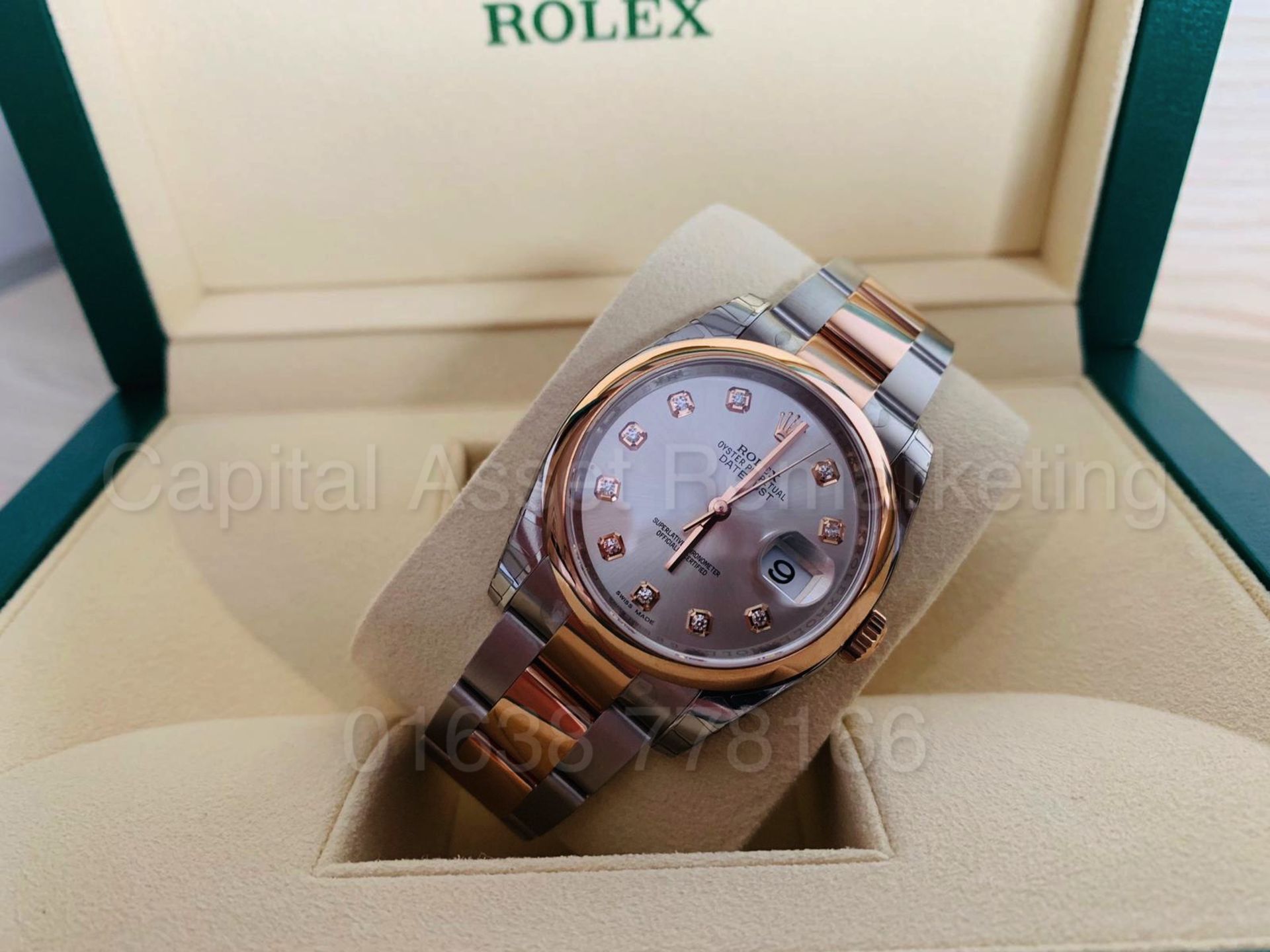 (On Sale) ROLEX OYSTER DATEJUST (BRAND NEW / UNWORN) *GENUINE WATCH - BOX & PAPERWORK PRESENT) - Image 16 of 21