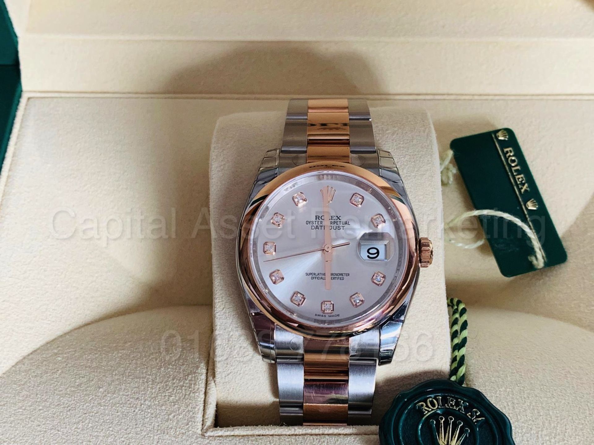 (On Sale) ROLEX OYSTER DATEJUST (BRAND NEW / UNWORN) *GENUINE WATCH - BOX & PAPERWORK PRESENT) - Image 15 of 21