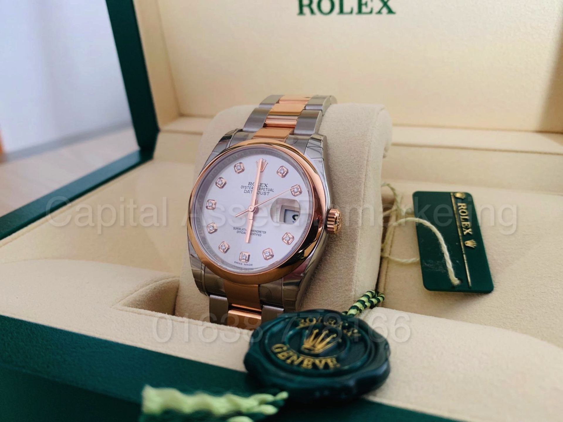 (On Sale) ROLEX OYSTER DATEJUST (BRAND NEW / UNWORN) *GENUINE WATCH - BOX & PAPERWORK PRESENT) - Image 9 of 21