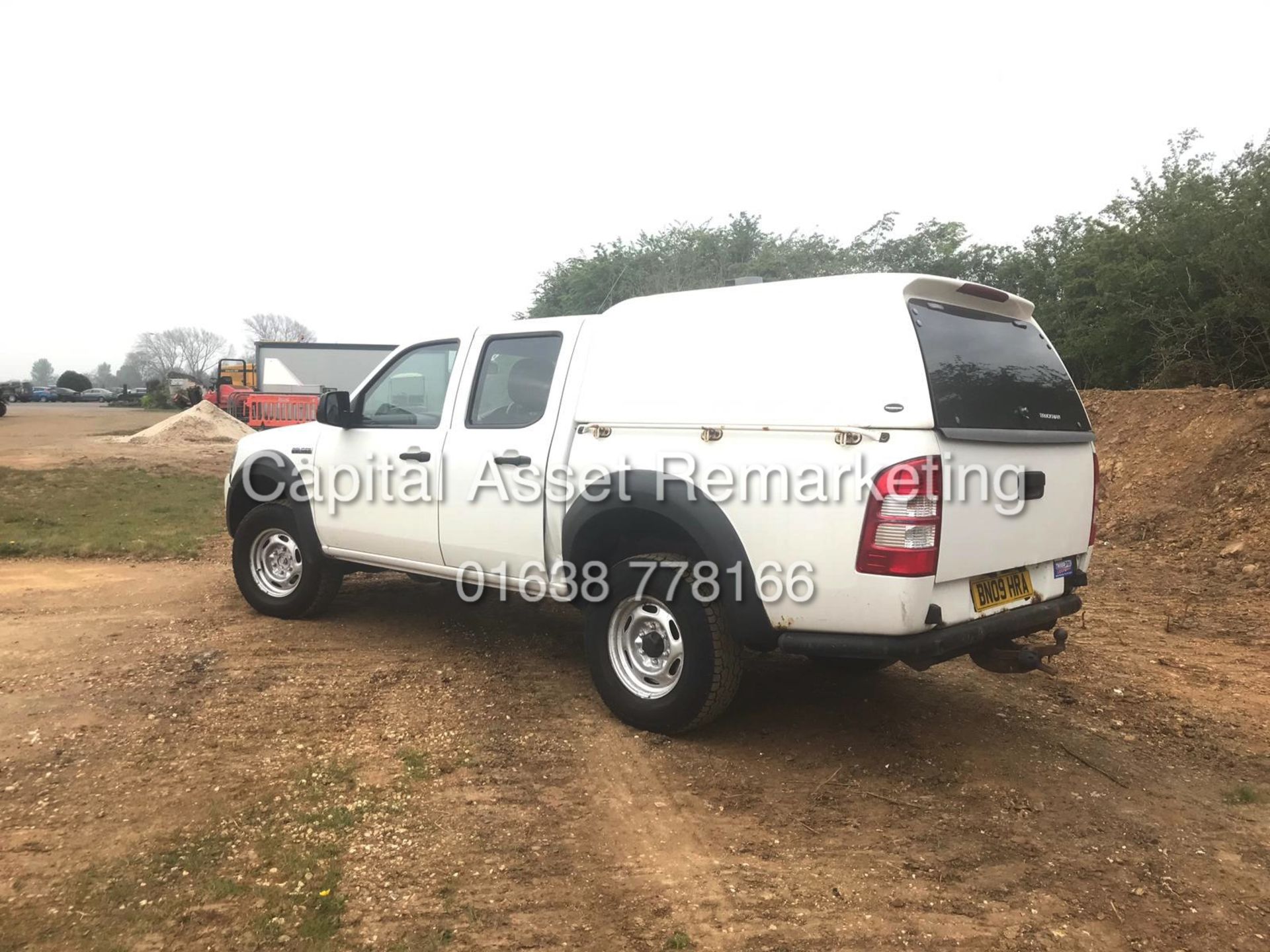 FORD RANGER 2.5TDCI 4X4 D/C PICK-UP (2009 - 09 REG) ELEC PACK - FITTED CANOPY - Image 3 of 12