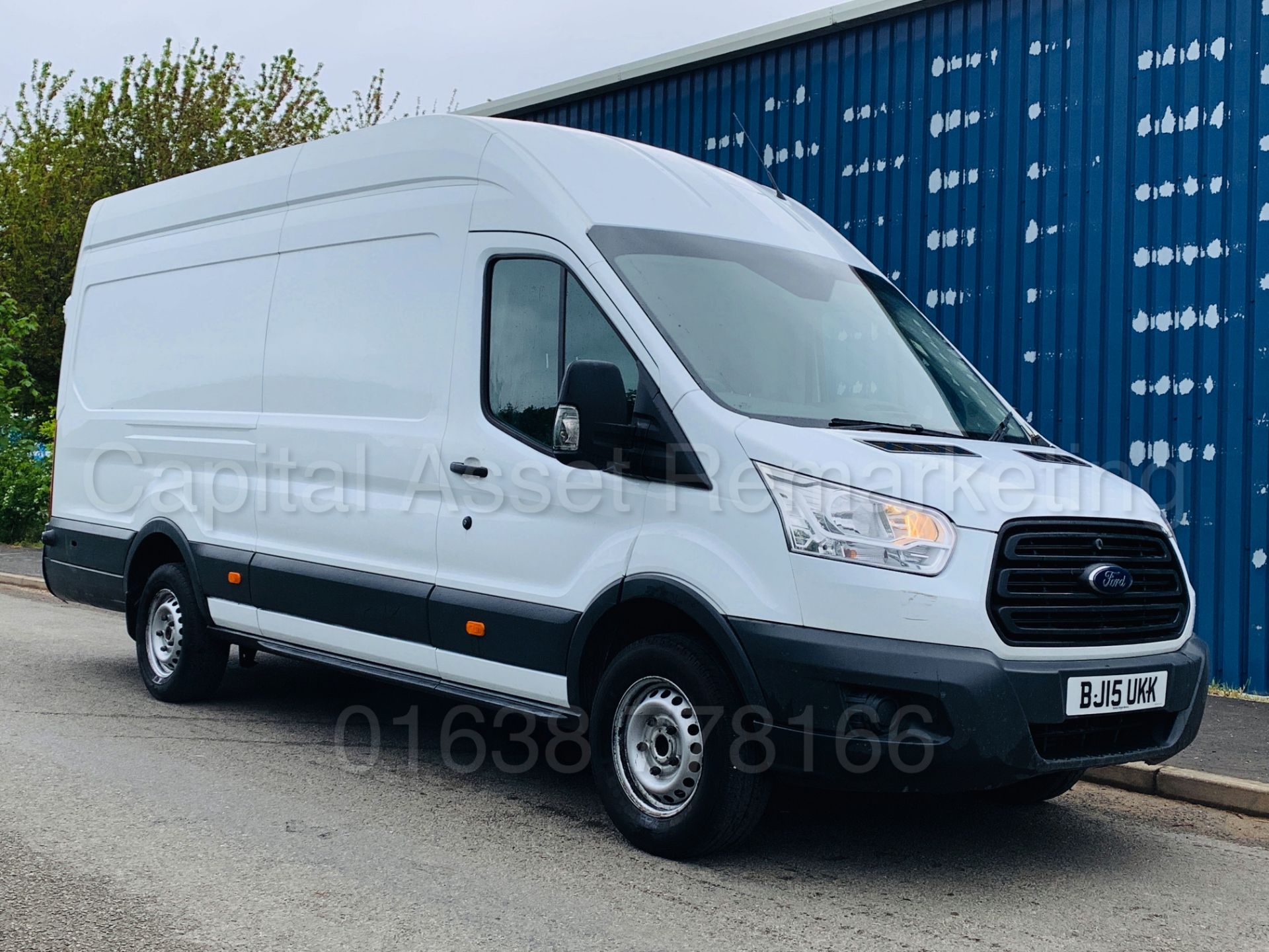 FORD TRANSIT 125 T350 *L4 - XLWB HI-ROOF* (2015) '2.2 TDCI - 125 BHP - 6 SPEED' (LOW MILES) - Image 2 of 31