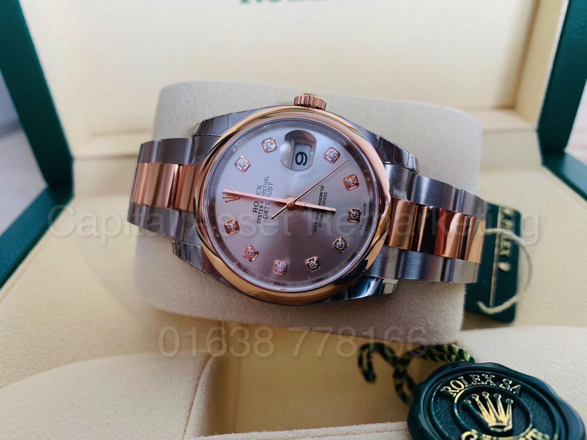 (On Sale) ROLEX OYSTER DATEJUST (BRAND NEW / UNWORN) *GENUINE WATCH - BOX & PAPERWORK PRESENT) - Image 2 of 21