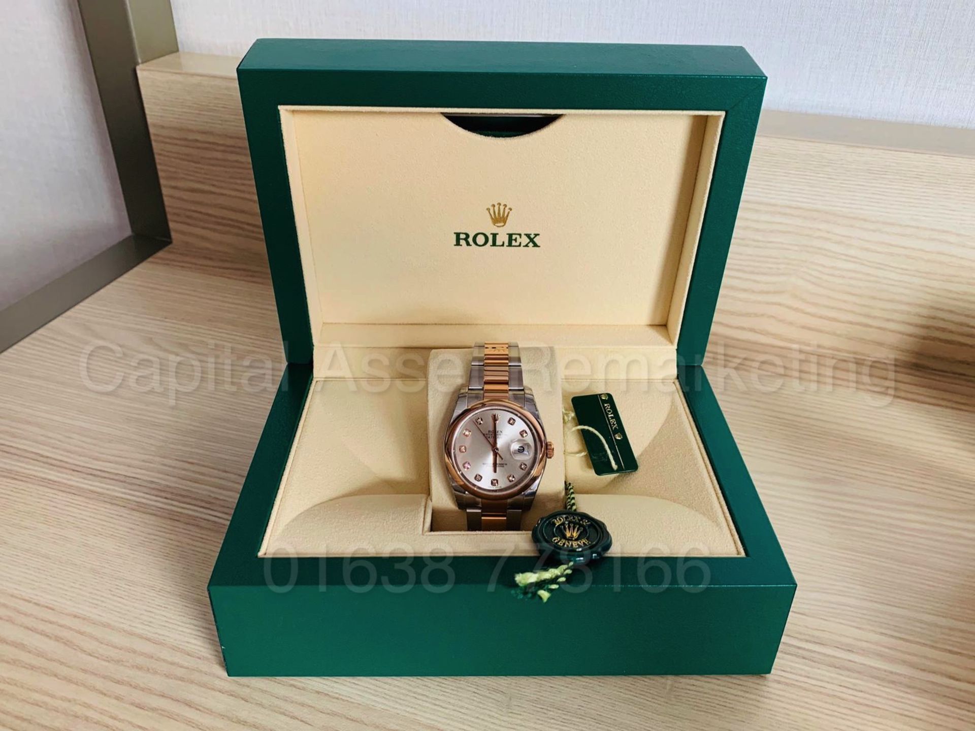 (On Sale) ROLEX OYSTER DATEJUST (BRAND NEW / UNWORN) *GENUINE WATCH - BOX & PAPERWORK PRESENT) - Image 13 of 21