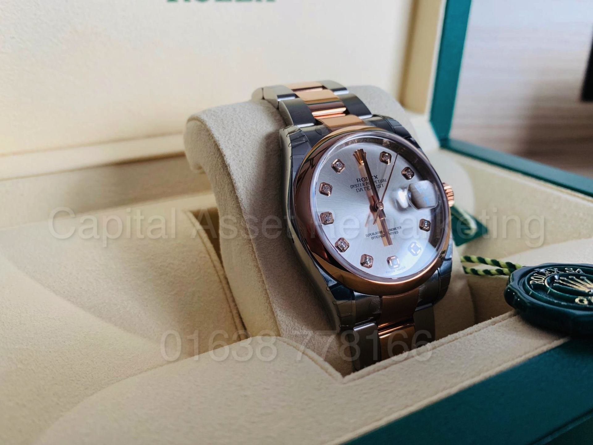 (On Sale) ROLEX OYSTER DATEJUST (BRAND NEW / UNWORN) *GENUINE WATCH - BOX & PAPERWORK PRESENT) - Image 12 of 21