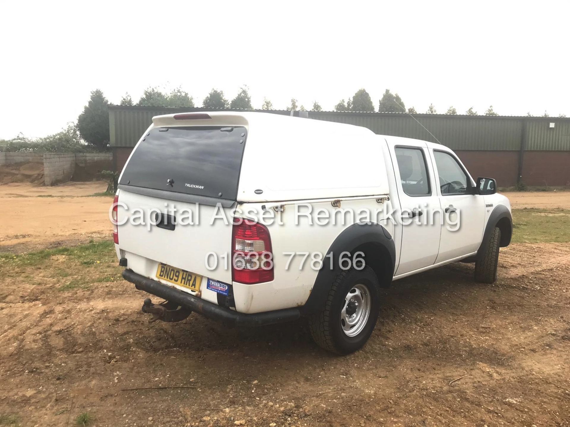 FORD RANGER 2.5TDCI 4X4 D/C PICK-UP (2009 - 09 REG) ELEC PACK - FITTED CANOPY - Image 4 of 12